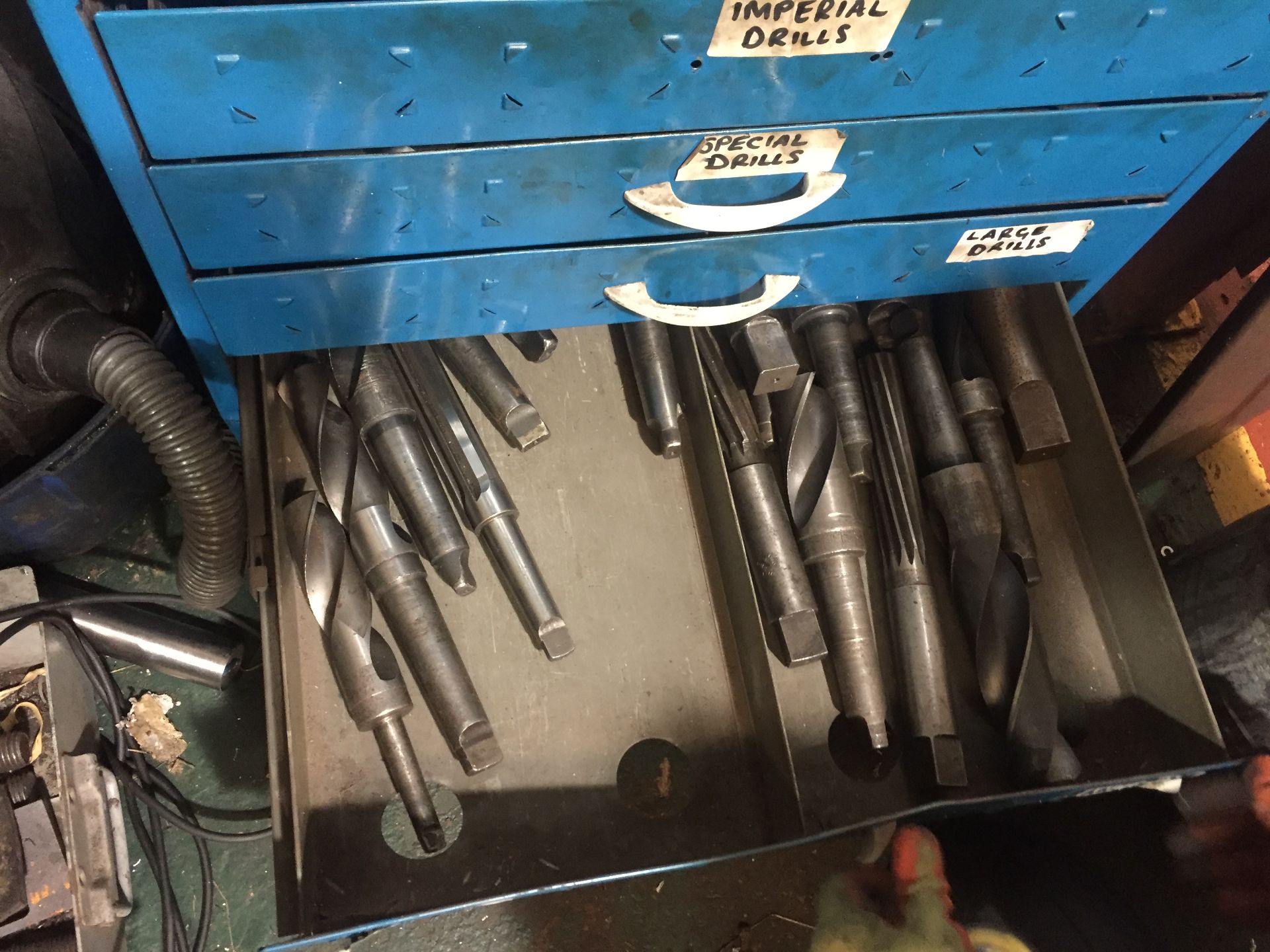 12 drawer tool cabinet containing reamers, drills, etc. - Image 13 of 14