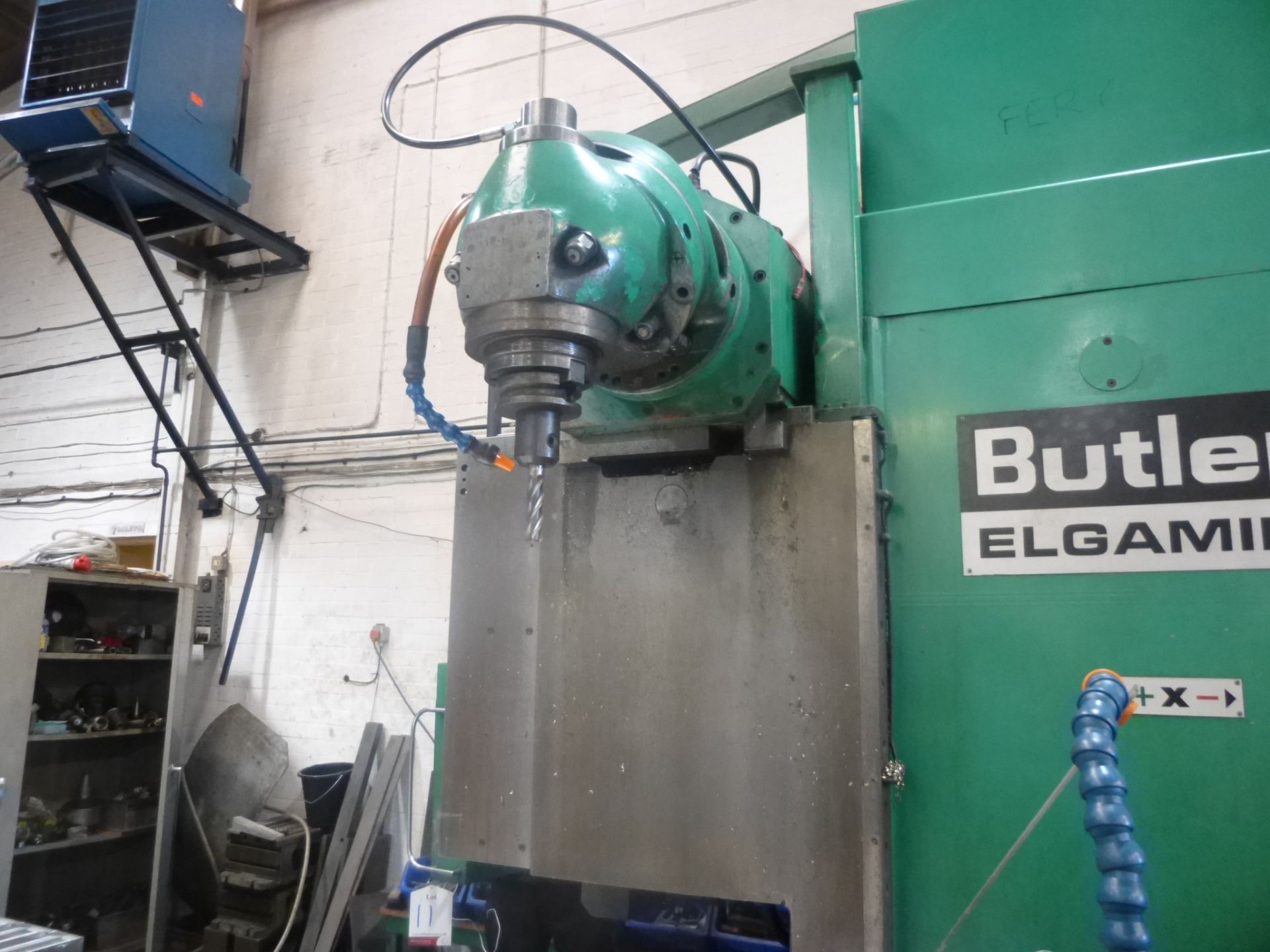 Butler Elgamill travelling column universal milling machine with universal head and 5 x 1.2 m T slot - Image 5 of 25