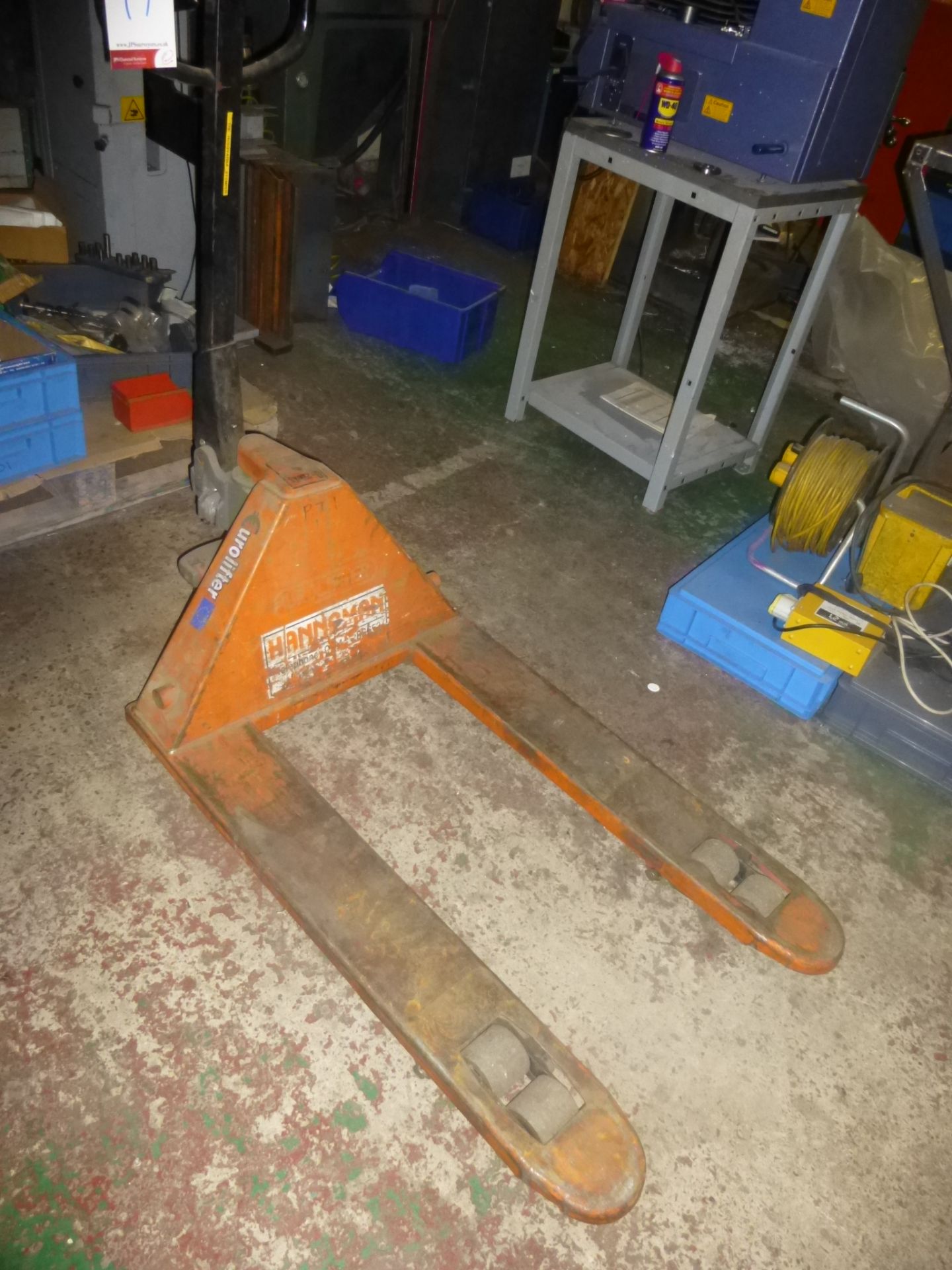 Eurolifter 2500kg hand hydraulic pallet truck