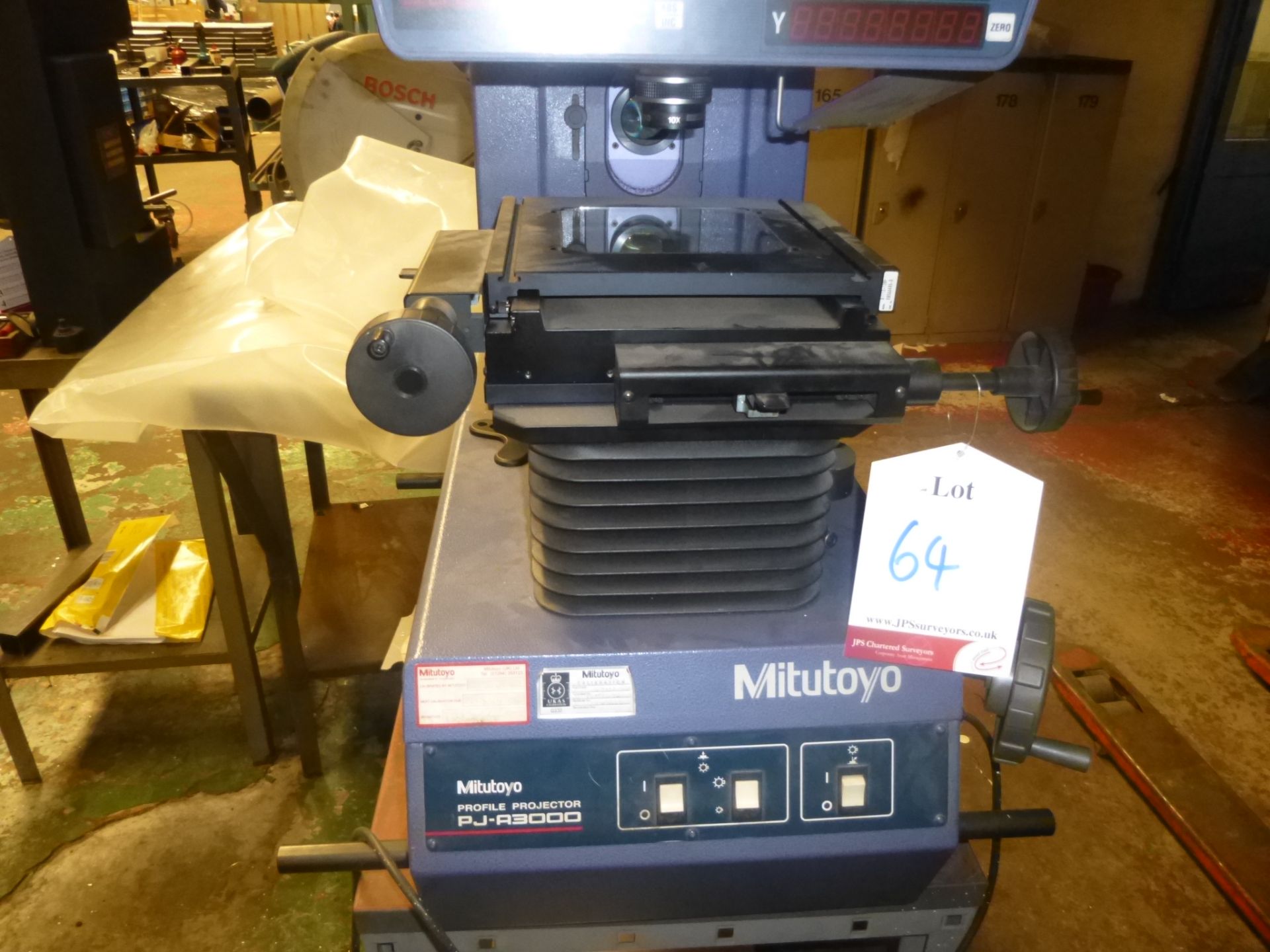 Mitutoyo PJ-A3000 profile projector - Image 2 of 3