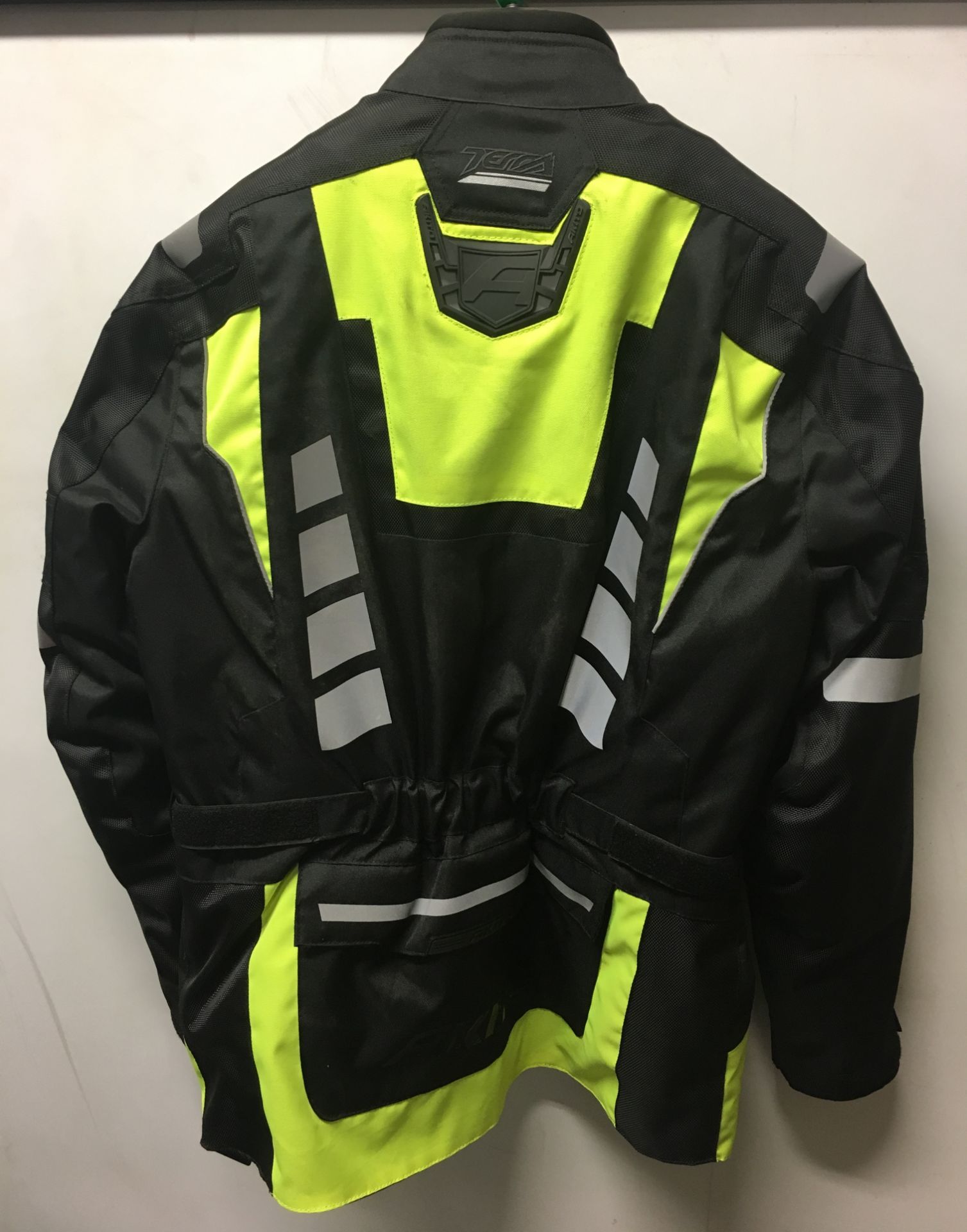 Mens Akito Terra Motorcycle Jacket | Black/Safety Yellow | Size: X-Large | RRP£119.99 - Bild 3 aus 3