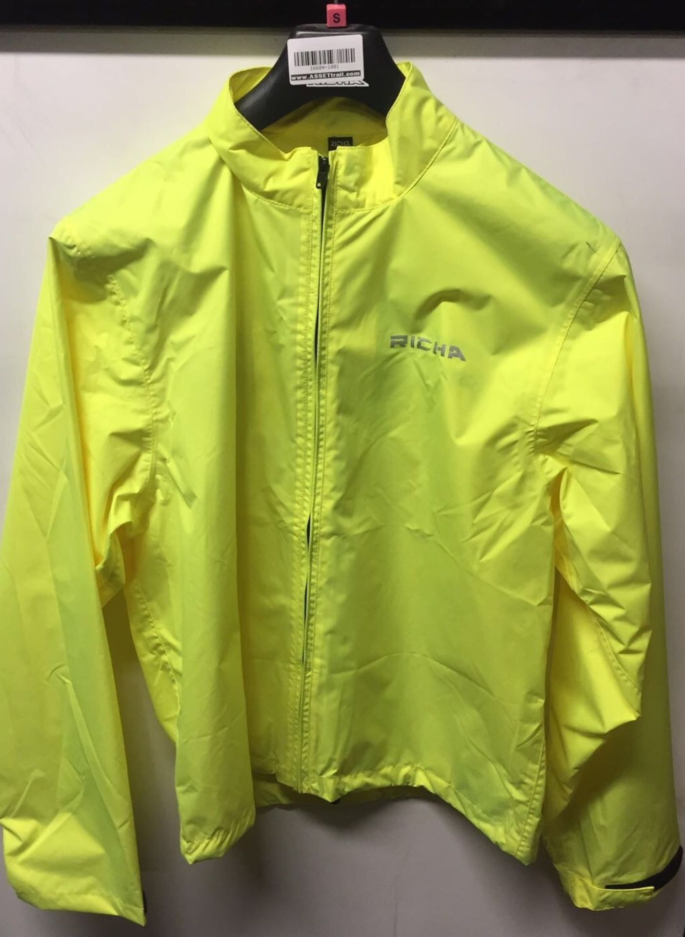 3 x Richa Fluorescent Yellow Motorcycle Over Jackets | Sizes: S,L,XL | RRP£75