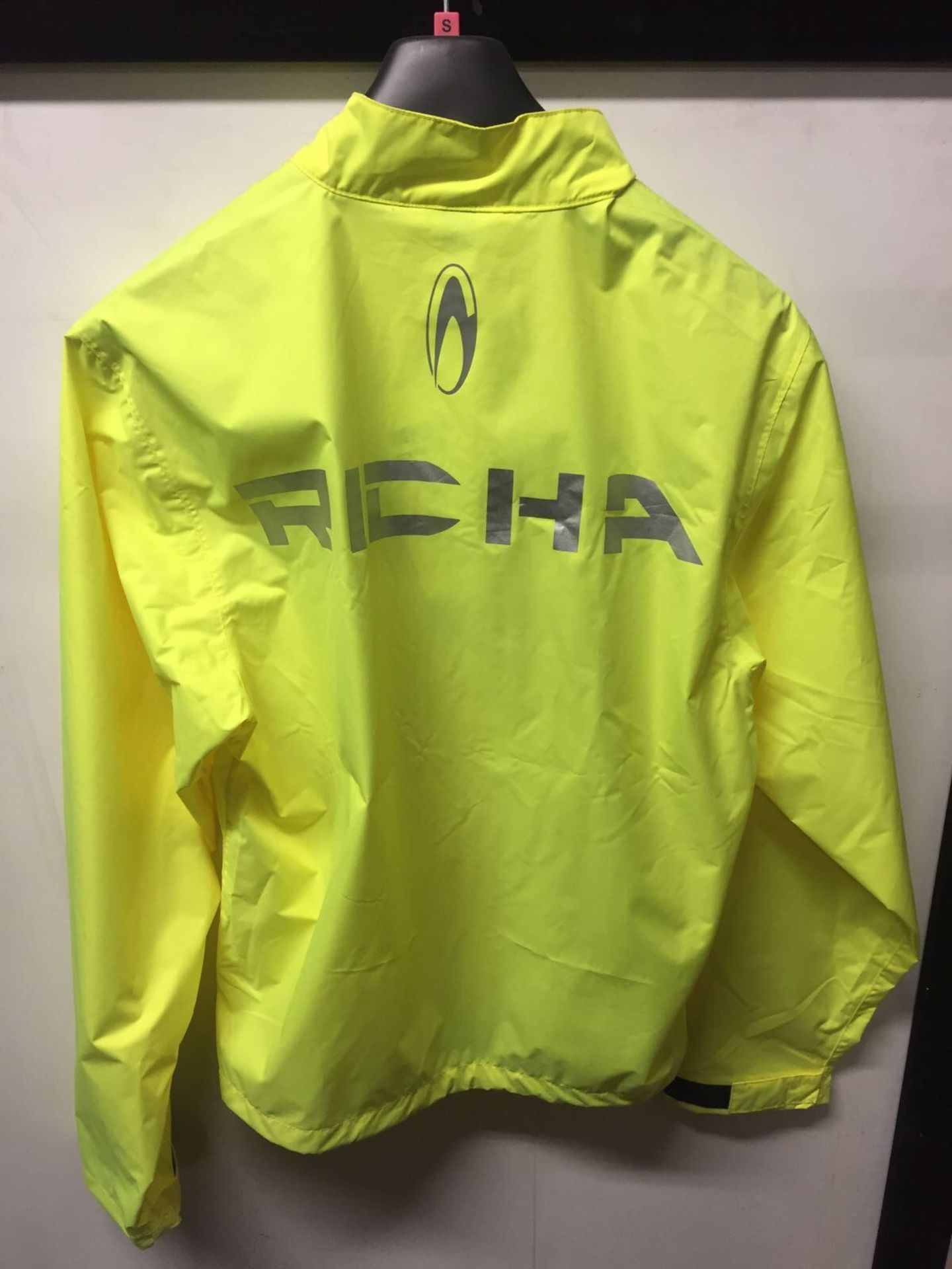 3 x Richa Fluorescent Yellow Motorcycle Over Jackets | Sizes: S,L,XL | RRP£75 - Image 3 of 3