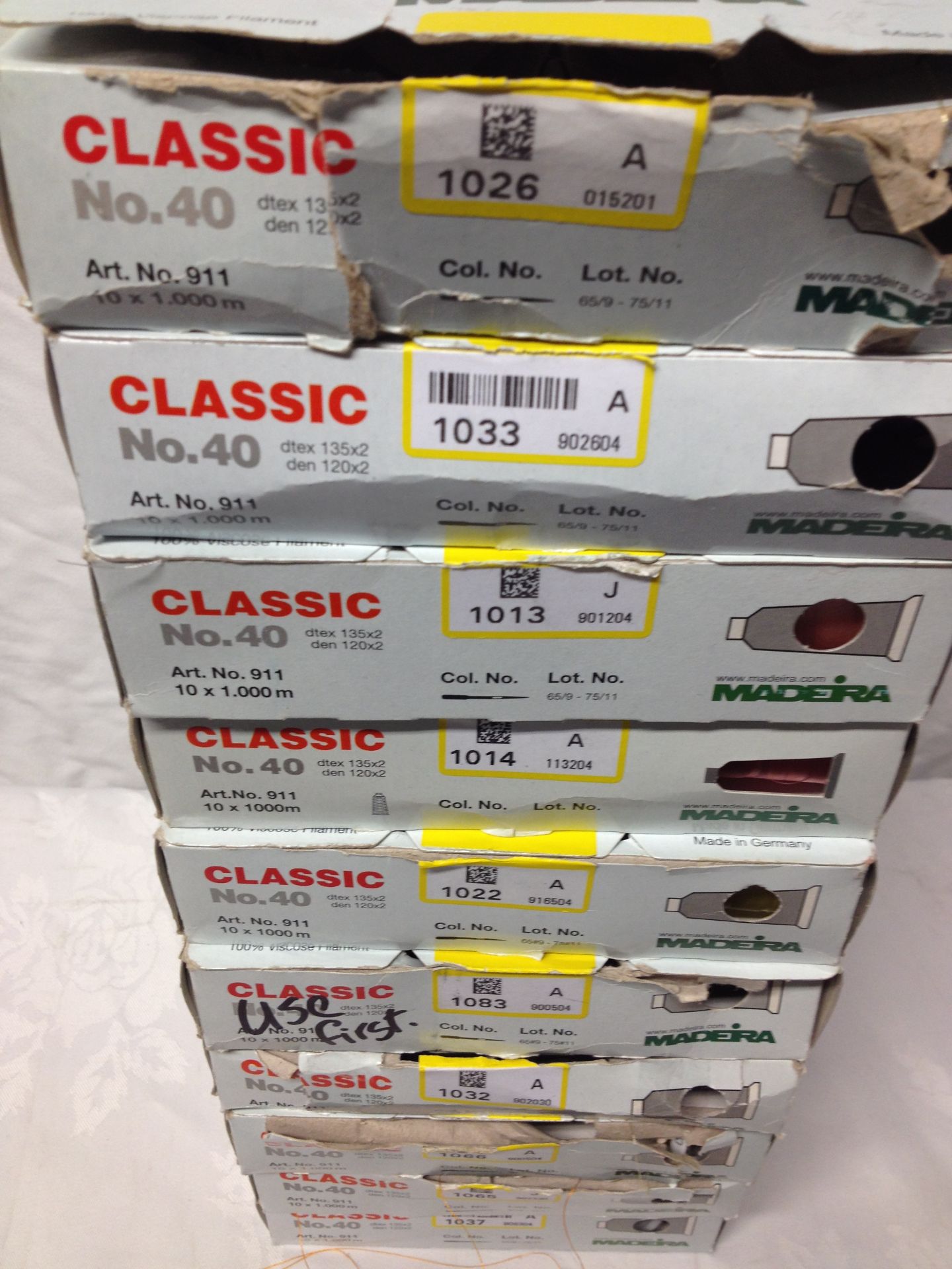 Madeira Classic 40 Viscose Embroidery Rayon x50 Boxes - Image 6 of 7