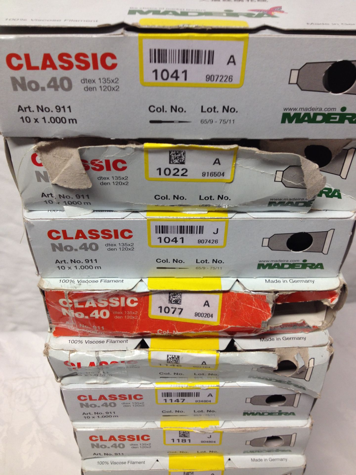 Madeira Classic 40 Viscose Embroidery Rayon x50 Boxes - Image 7 of 7