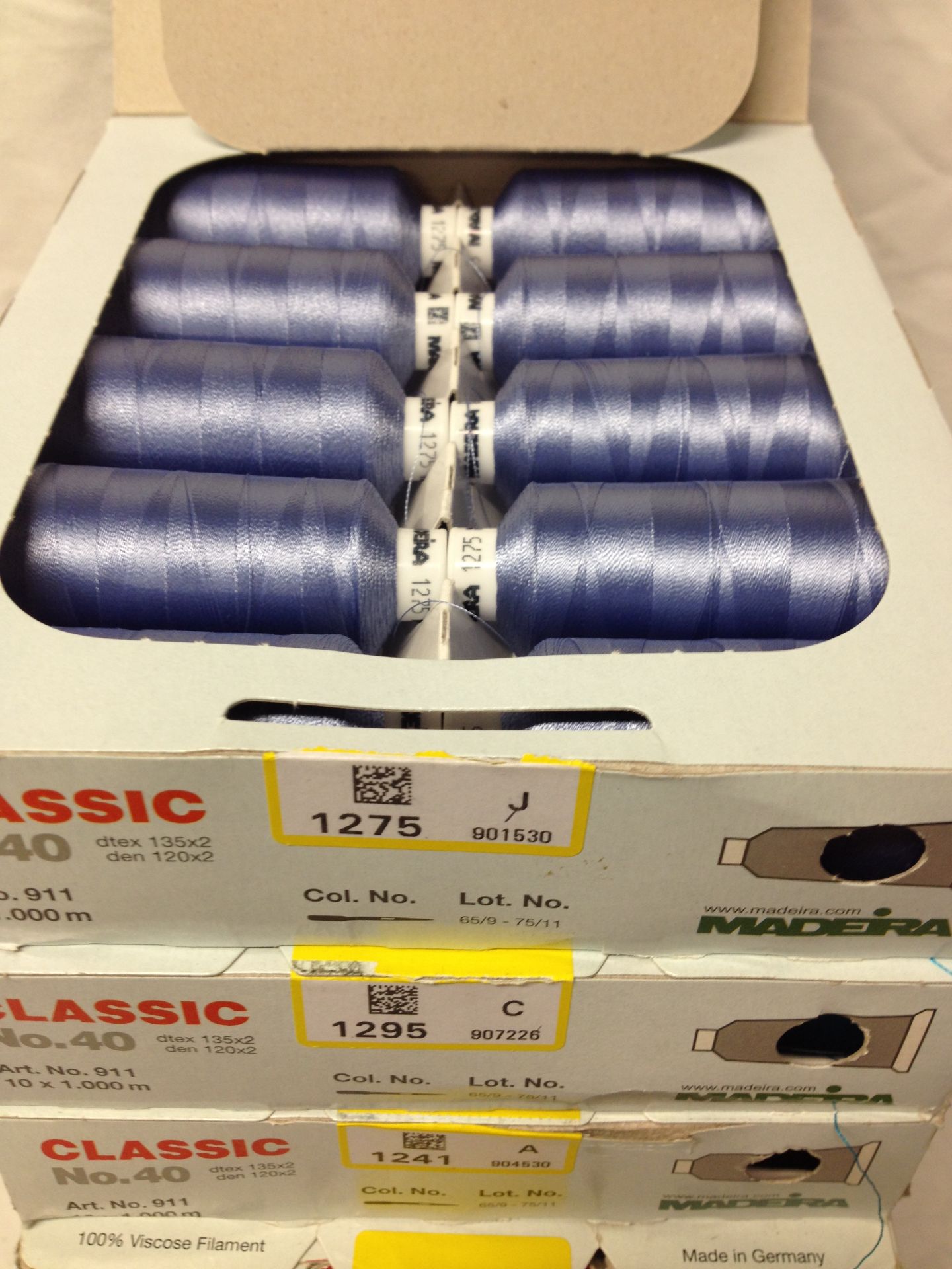 Madeira Classic 40 Viscose Embroidery Rayon x50 Boxes - Image 4 of 8