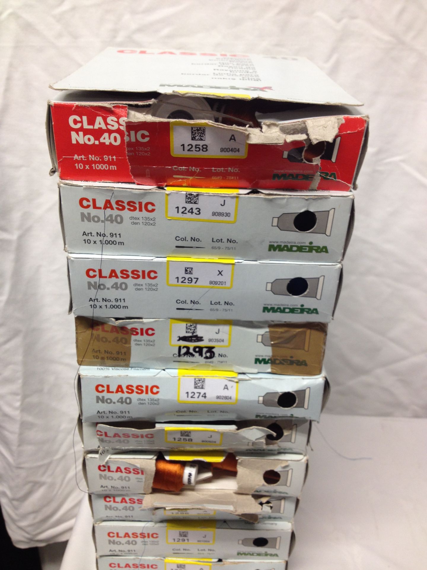 Madeira Classic 40 Viscose Embroidery Rayon x50 Boxes