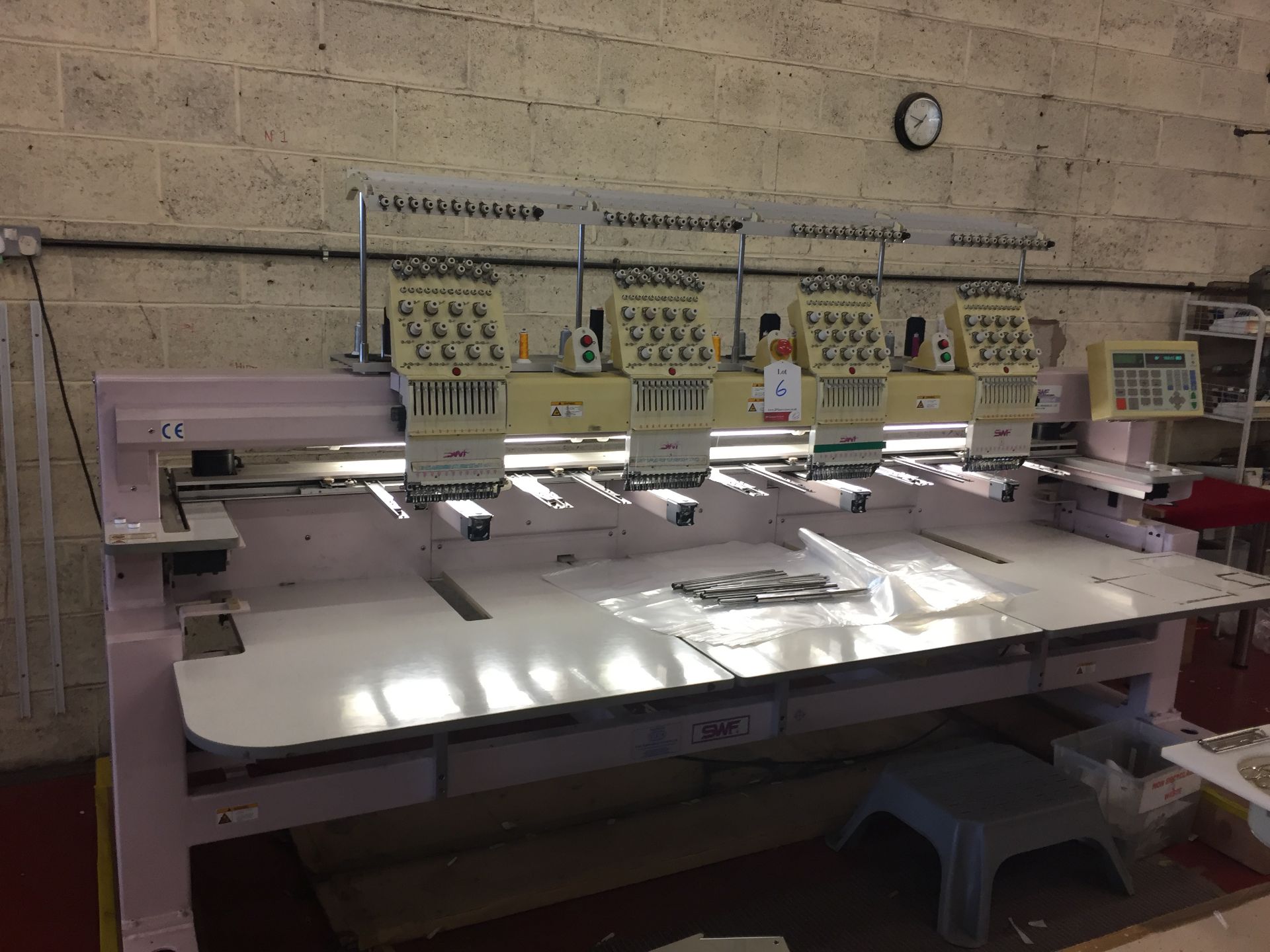 SWF 4 Head Embroidery Machine Model: SWF/A-UK120445 - Image 11 of 11