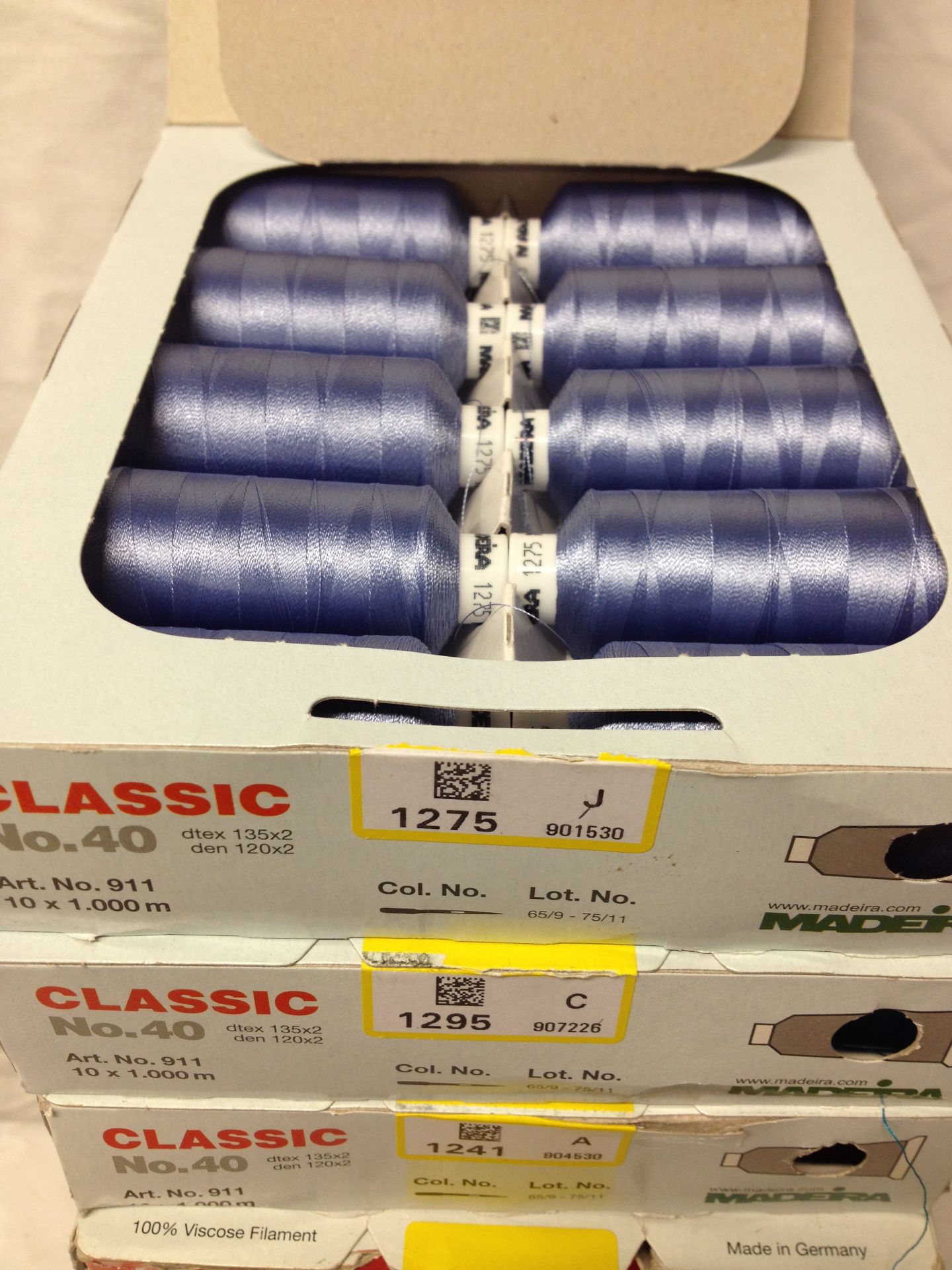 Madeira Classic 40 Viscose Embroidery Rayon x50 Boxes - Image 5 of 8