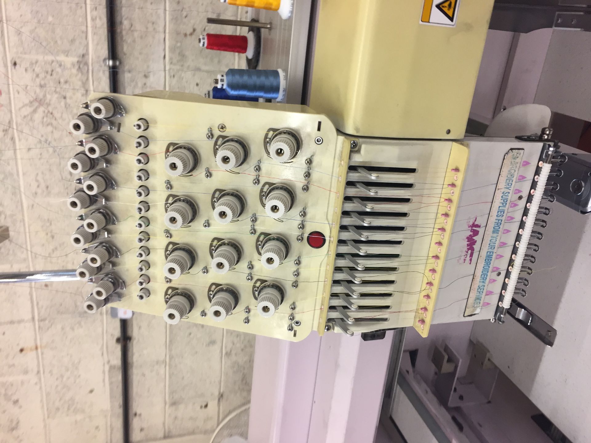 SWF 4 Head Embroidery Machine Model: SWF/A-UK120445 - Image 8 of 11