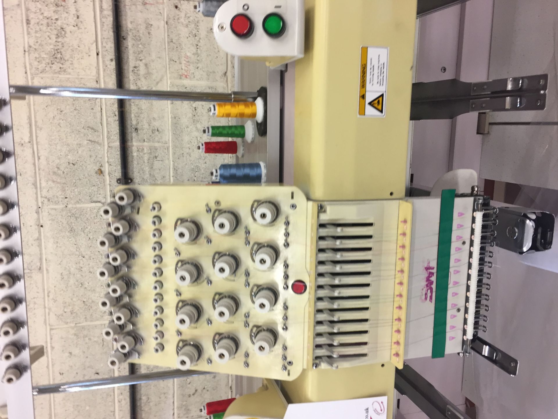 SWF 4 Head Embroidery Machine Model: SWF/A-UK120445 - Image 6 of 11