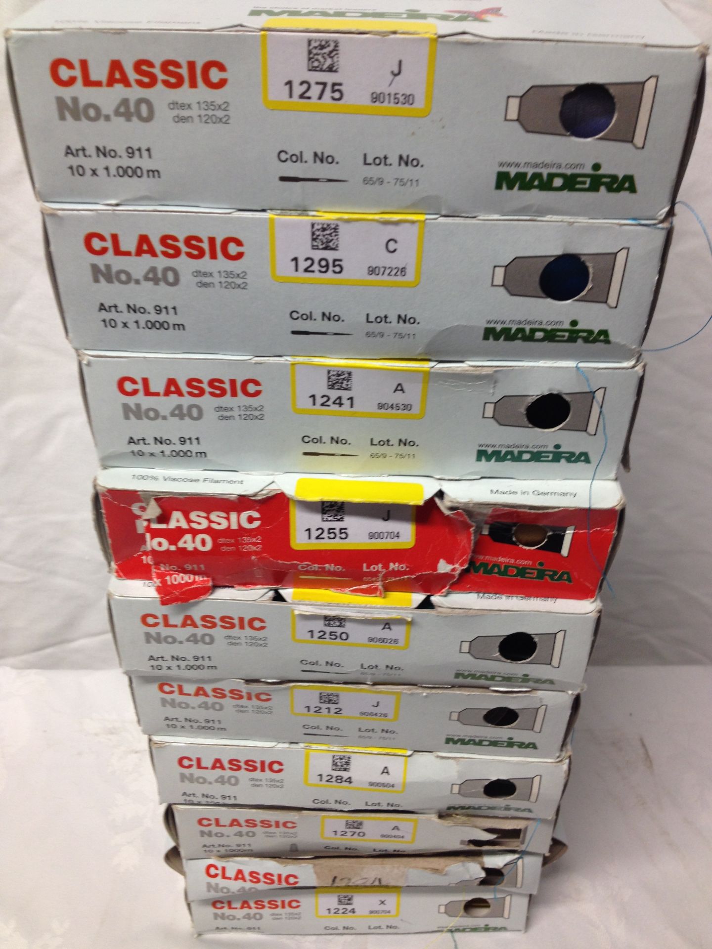 Madeira Classic 40 Viscose Embroidery Rayon x50 Boxes - Image 3 of 8