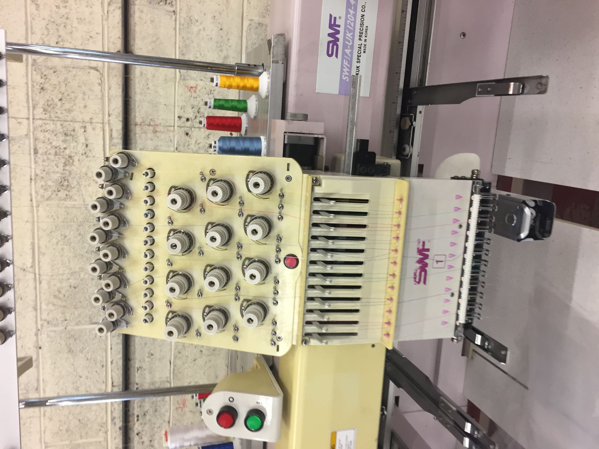 SWF 4 Head Embroidery Machine Model: SWF/A-UK120445 - Image 5 of 11