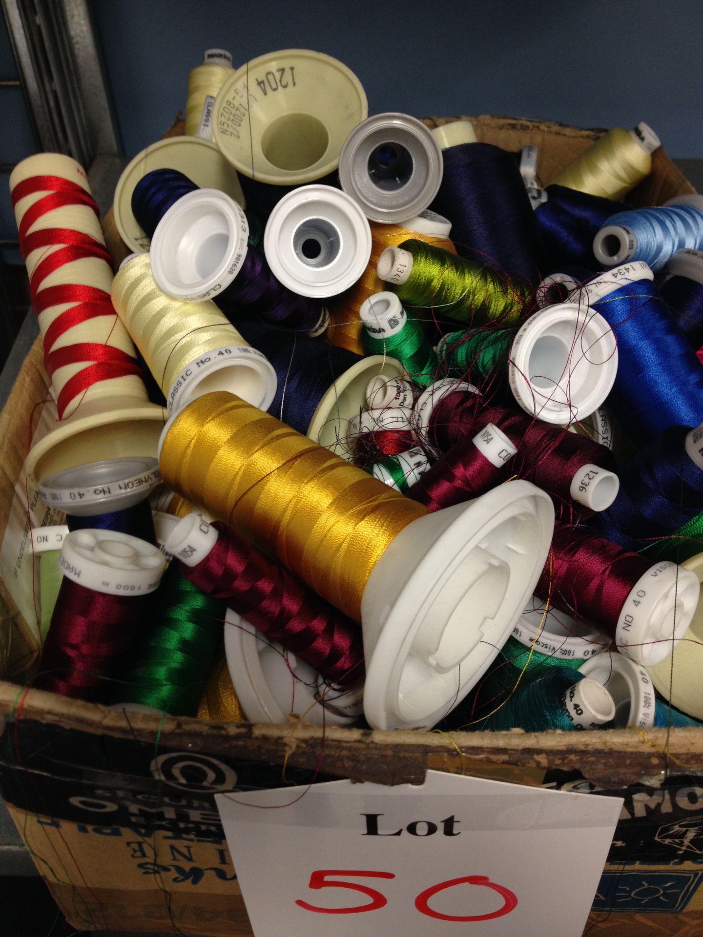 Quantity of Embroidery Thread - Variety of Colours