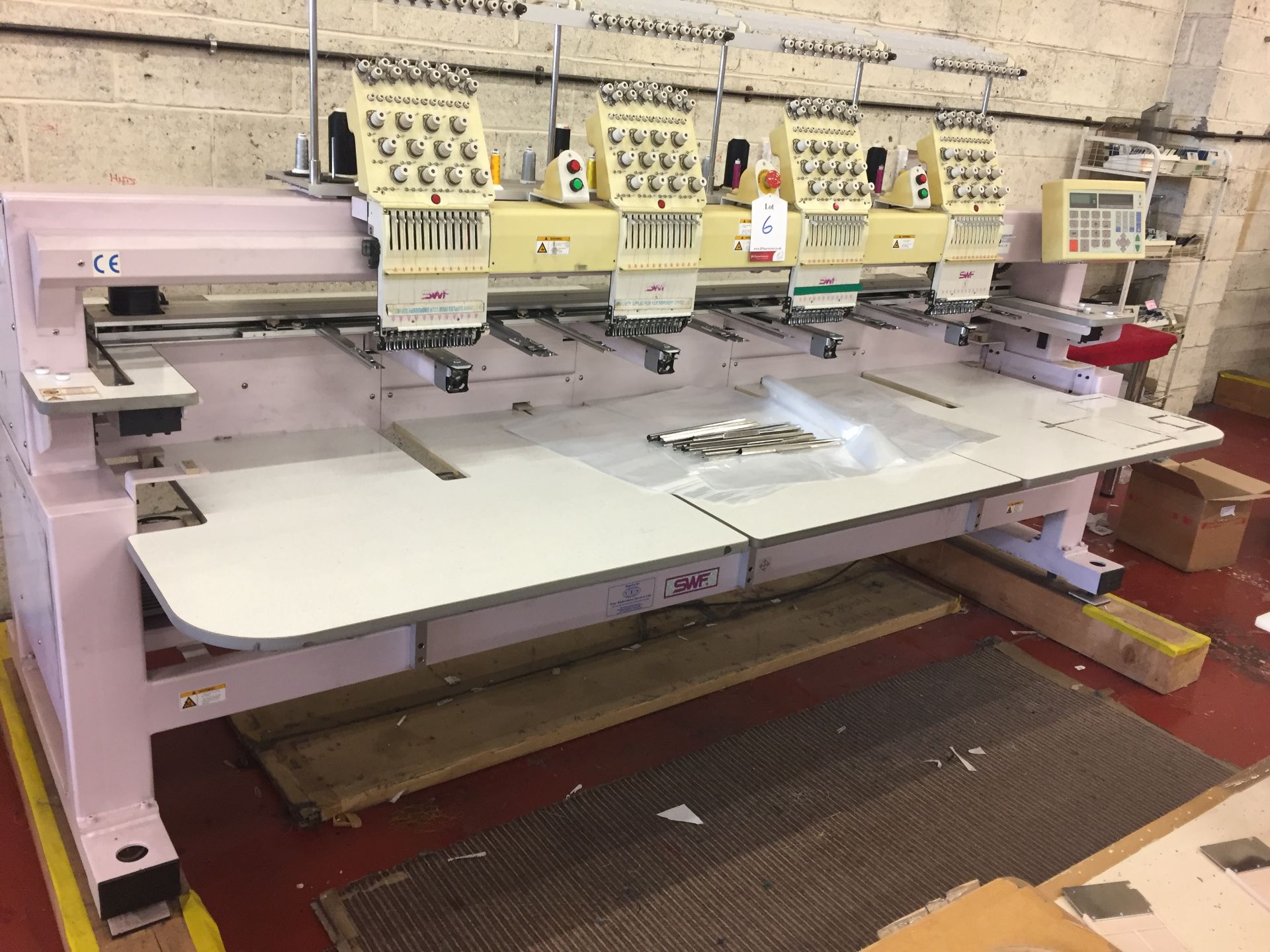 SWF 4 Head Embroidery Machine Model: SWF/A-UK120445