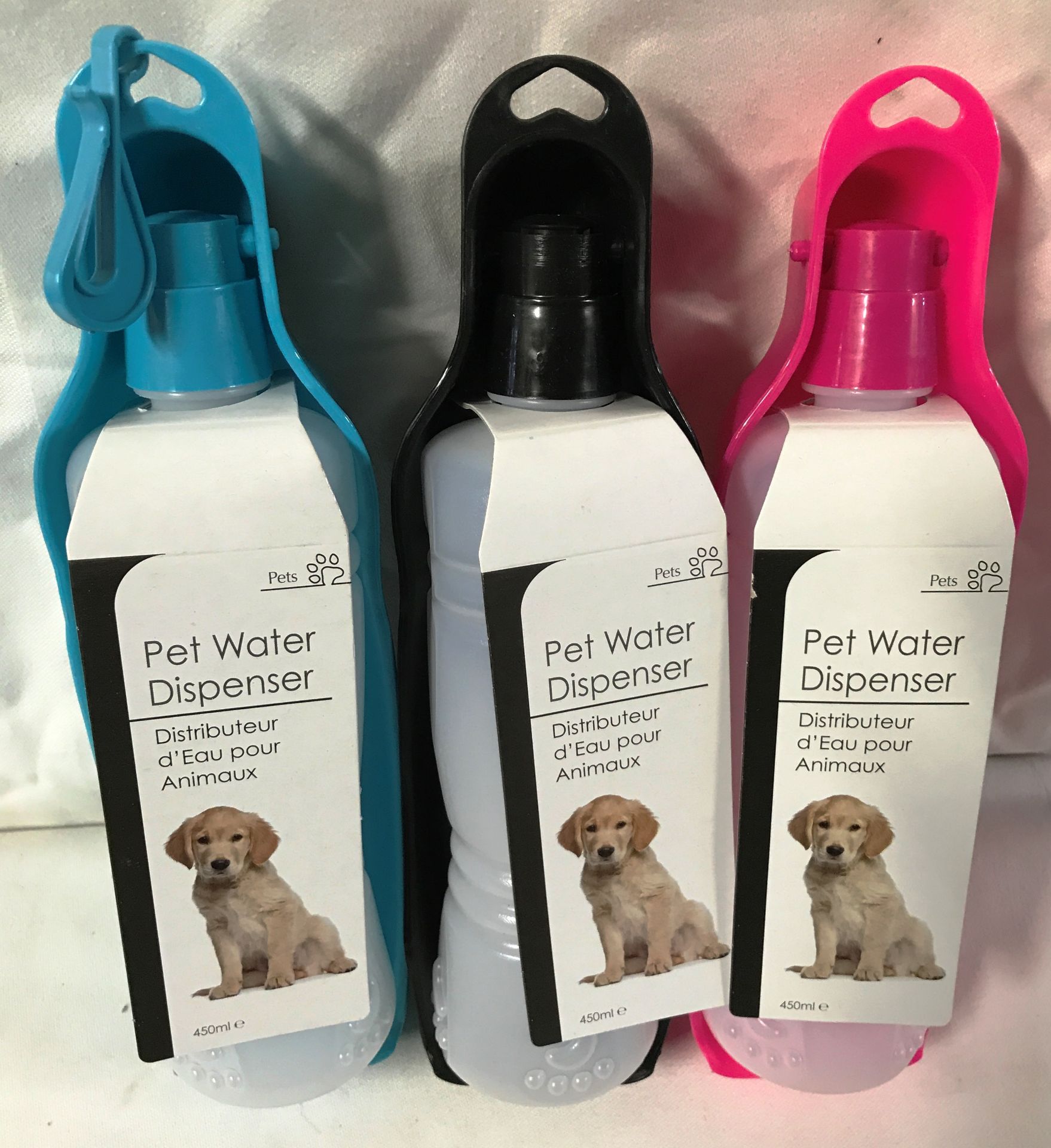 17 x Pet Water Dispensers - Various Colours