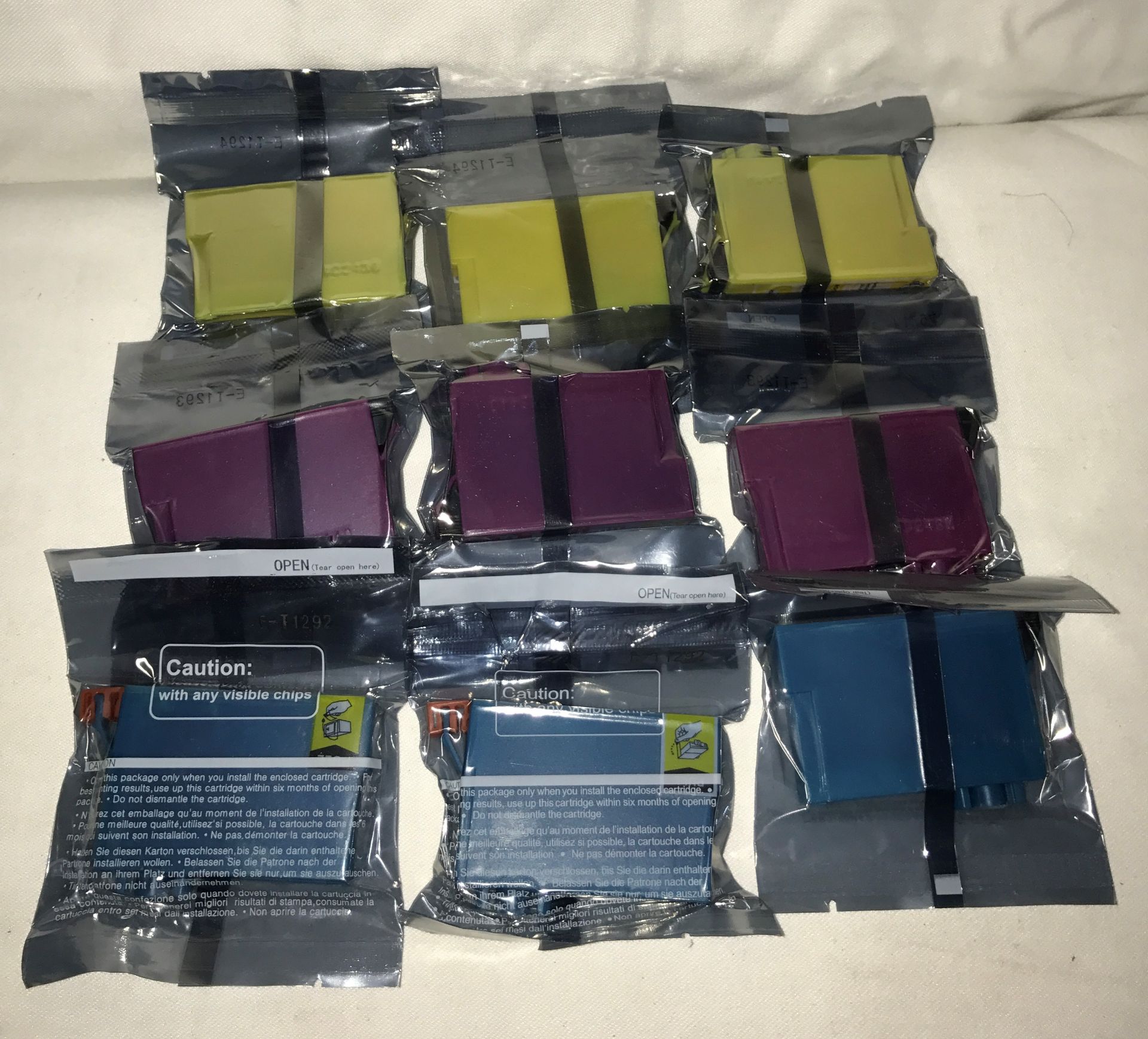 336 x Ink Cartridges - Cyan/Yellow & Magenta