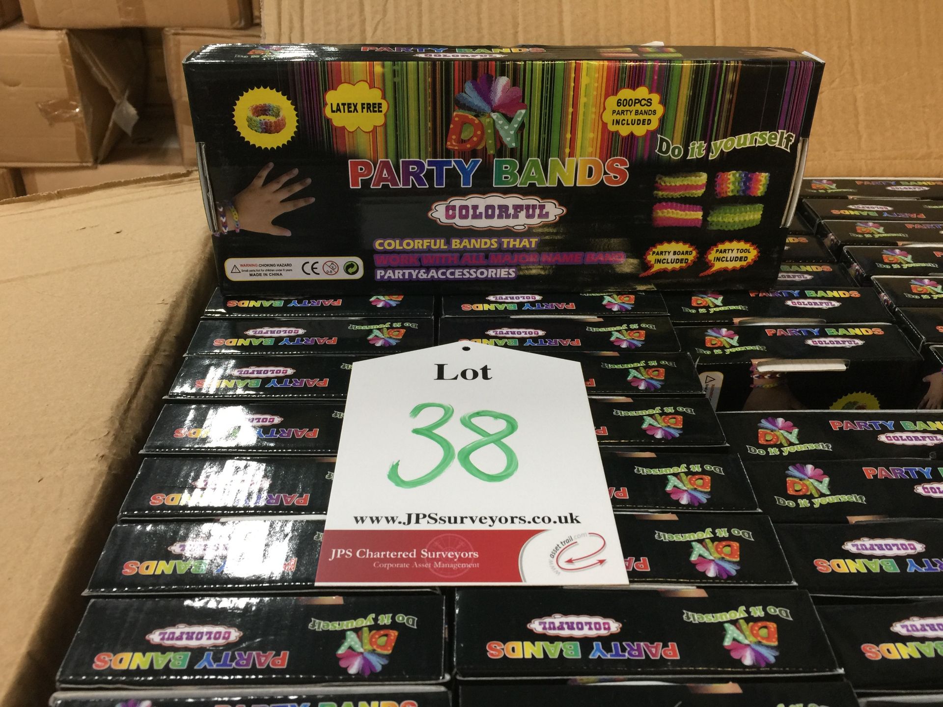 20 x Boxes of DIY Party Bands - 60 Packs - 600 Pieces in a Pack