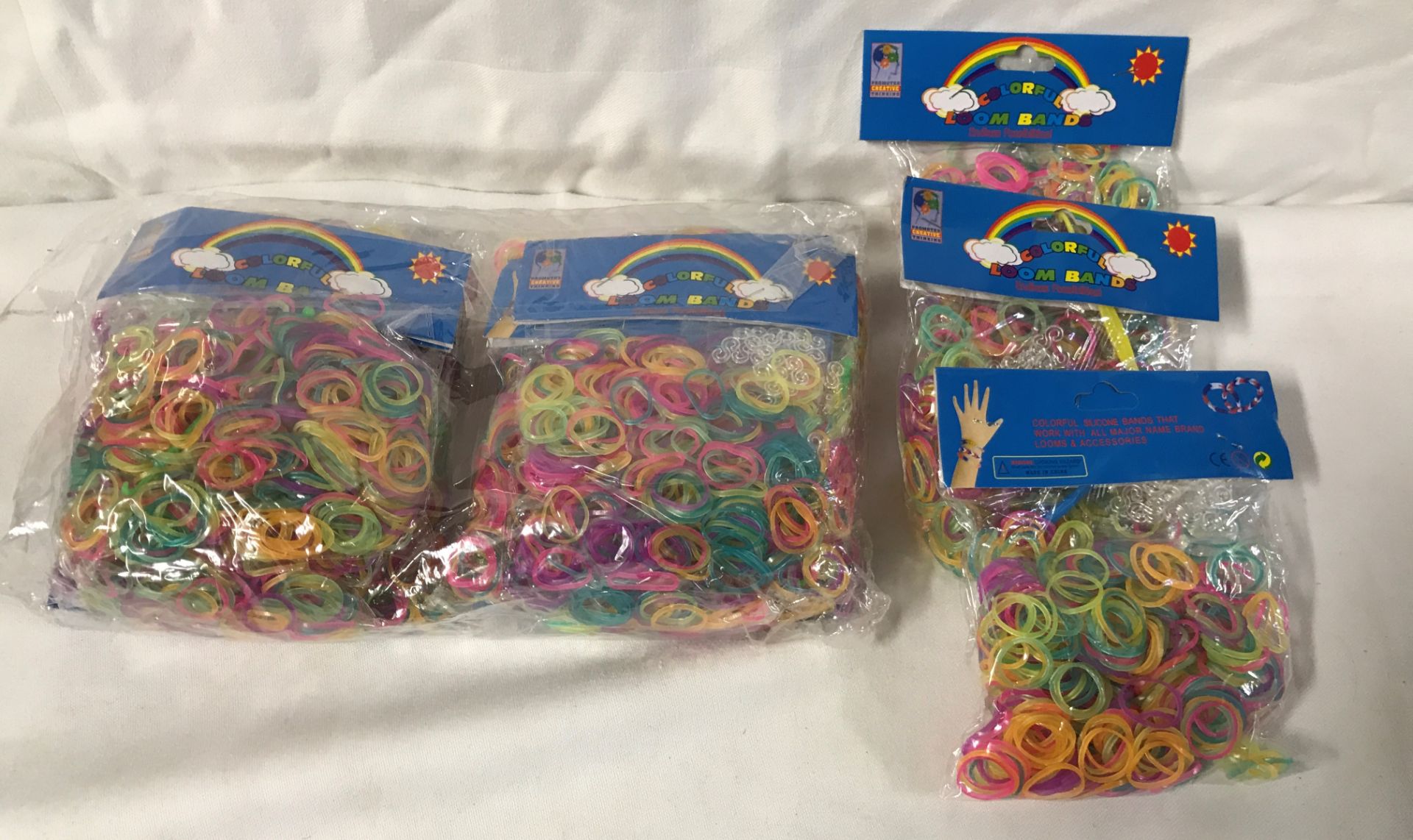 Quantity of Multicoloured Loom Bands