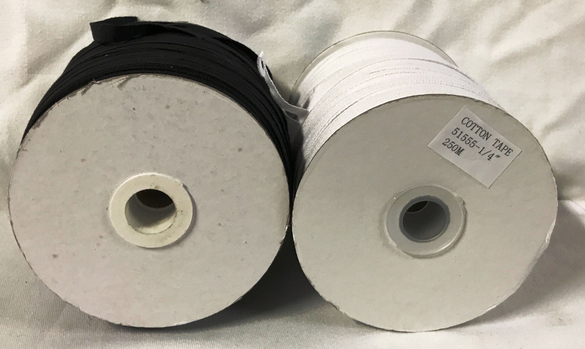 26 x Cotton Tape 1/4"" 250m - Image 2 of 4