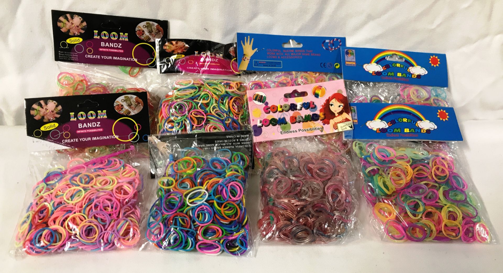 Large Quantity of Multicoloured Loom Bands