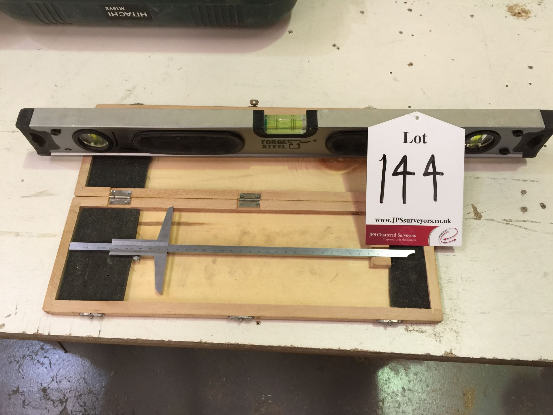 Spirit level and depth gauge - Image 2 of 2