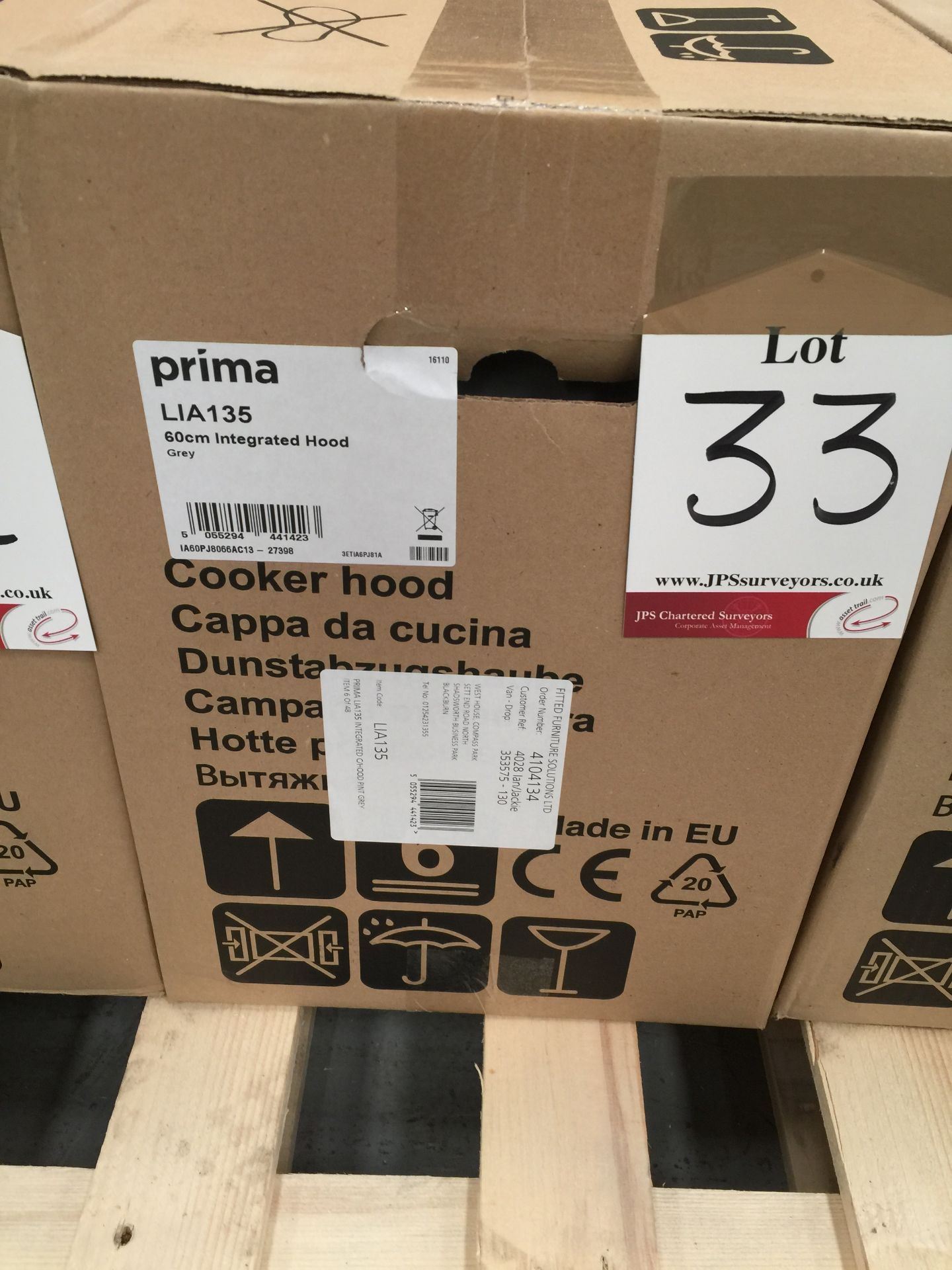 Prima Integrated Cooker Hood (box sealed) | Model: LIA135 | Size: 60 cm - Image 2 of 2