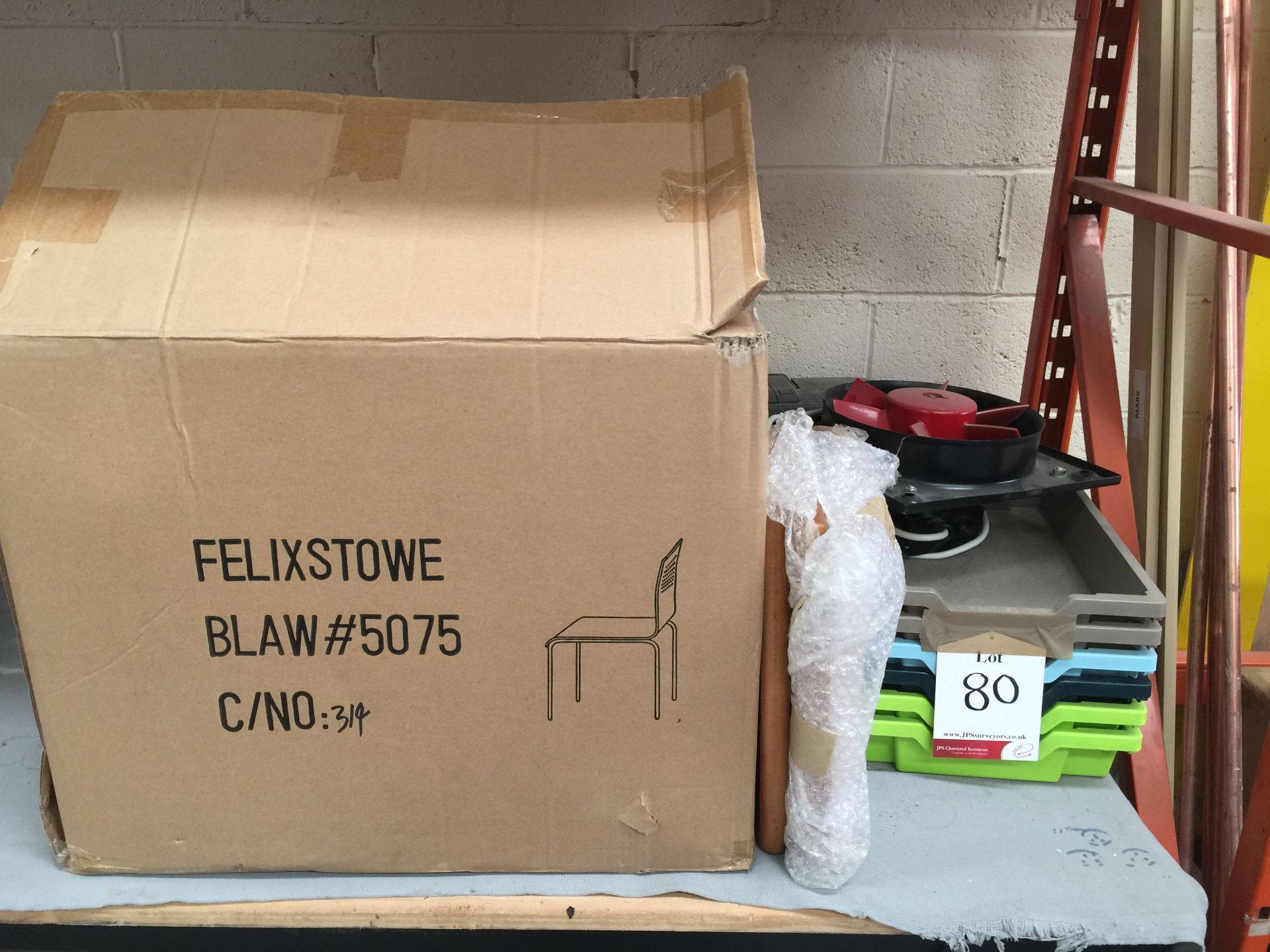 6 x Plastic Trays | 2 x Felixtowe Chairs - in box | 2 x Cutting Boards - Image 2 of 2