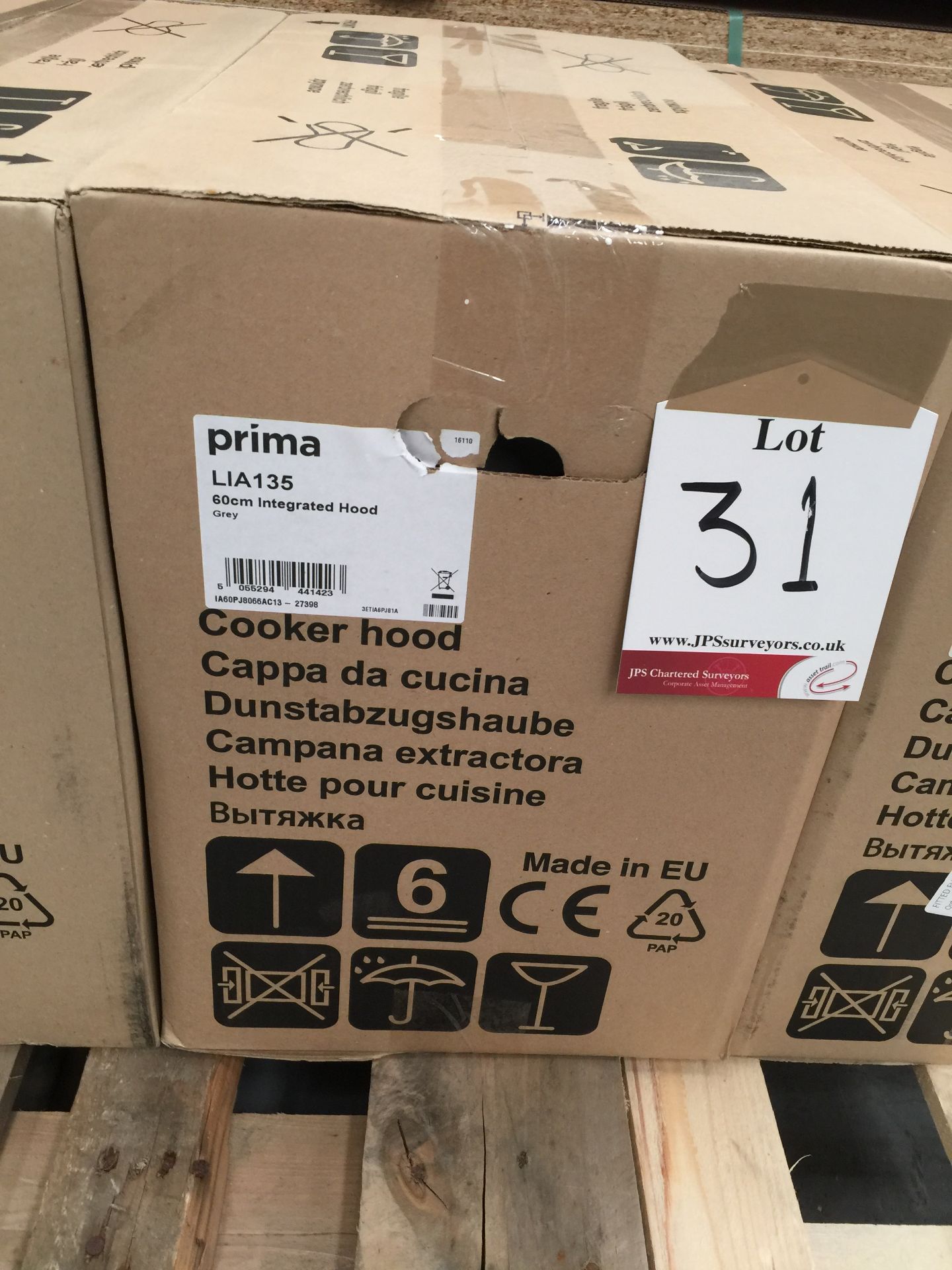 Prima Integrated Cooker Hood (box sealed) | Model: LIA135 | Size: 60 cm - Image 2 of 2