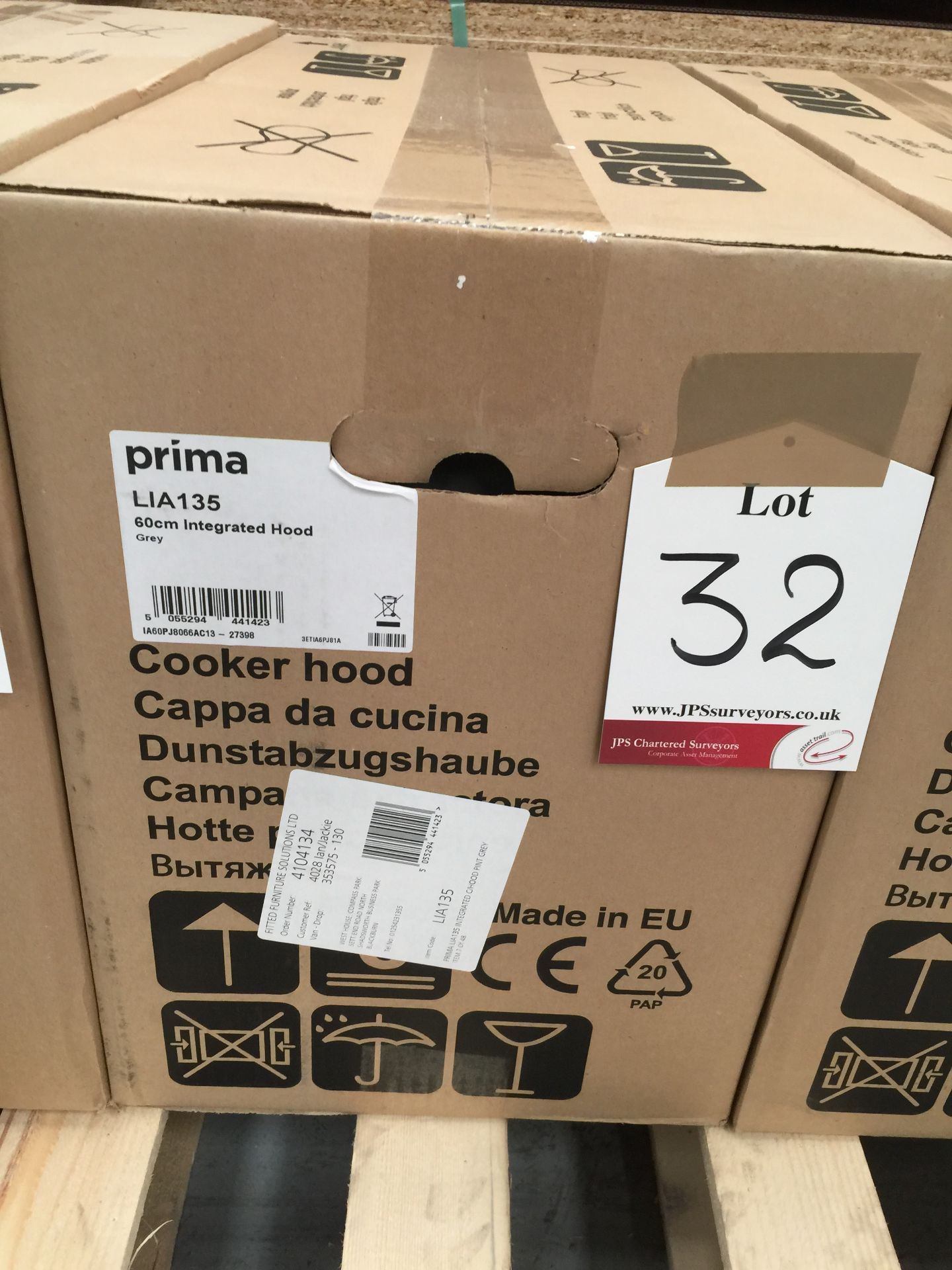 Prima Integrated Cooker Hood (box sealed) | Model: LIA135 | Size: 60 cm