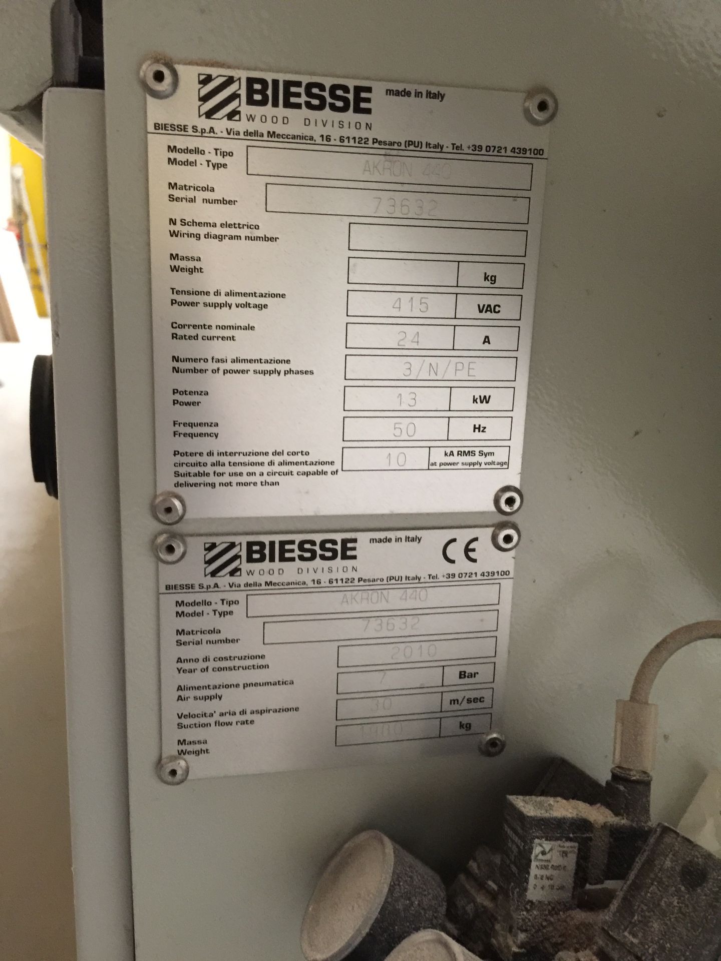 Biesse Artech Edge Banding Machine | Model: Akron 440 | S/N: 73632 | YOM: 2010 - Image 10 of 11