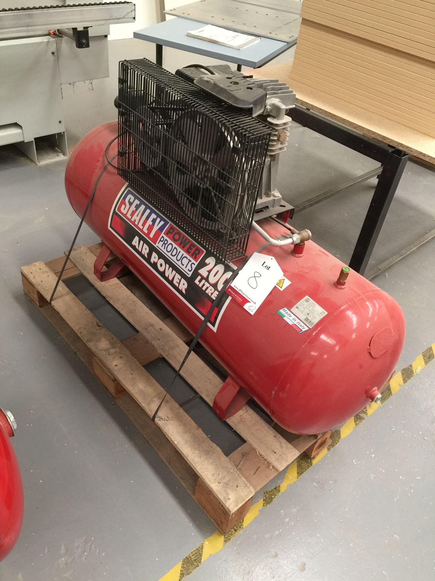 Sealey Air Compressor | Model: SAC1203B | 200 litre | S/N: 121107055 - Image 2 of 3