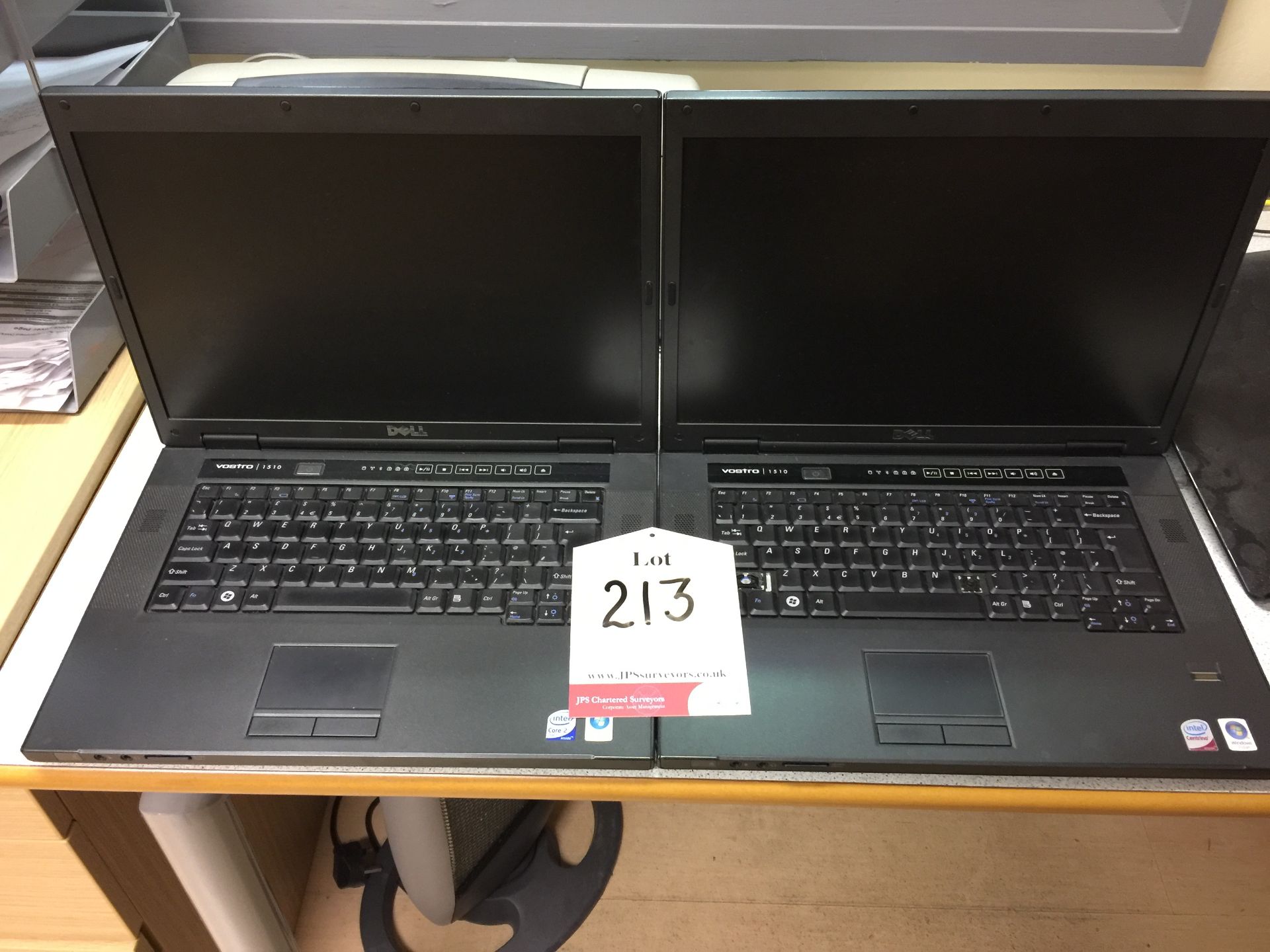 2 Dell Vostro 1510 Laptops and HP Professional Series 970CX