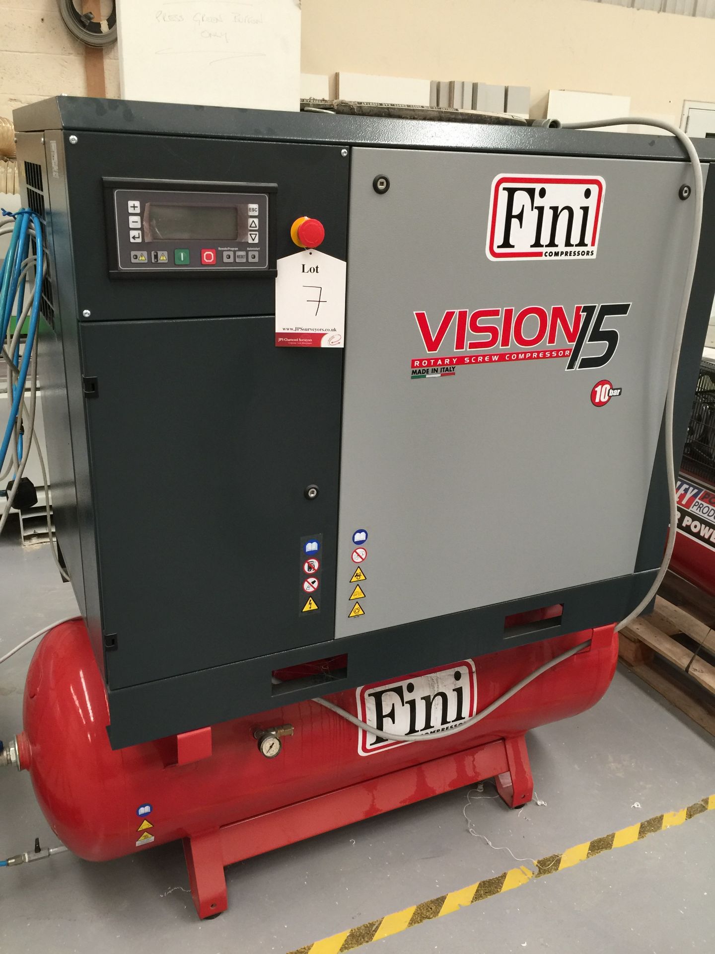 Fini Screw Compressor | Model: Vision 15 | S/N: 2013250001 | YOM: 2015 - Image 2 of 2