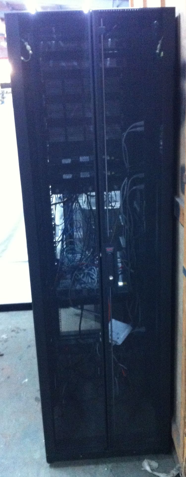 APC Black Server Cabinet with Contents - Image 3 of 8