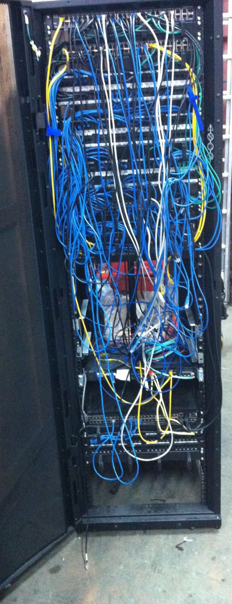 APC Black Server Cabinet with Contents - Image 4 of 8