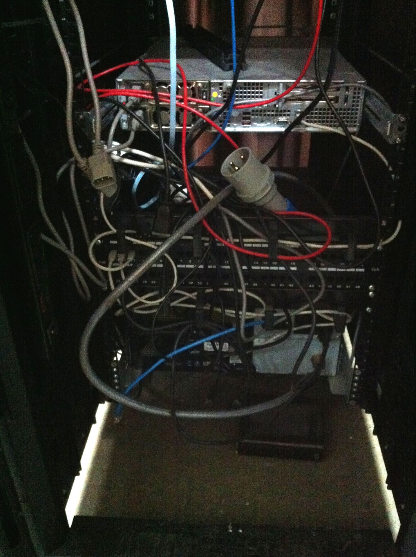 APC Black Server Cabinet with Contents - Image 9 of 14