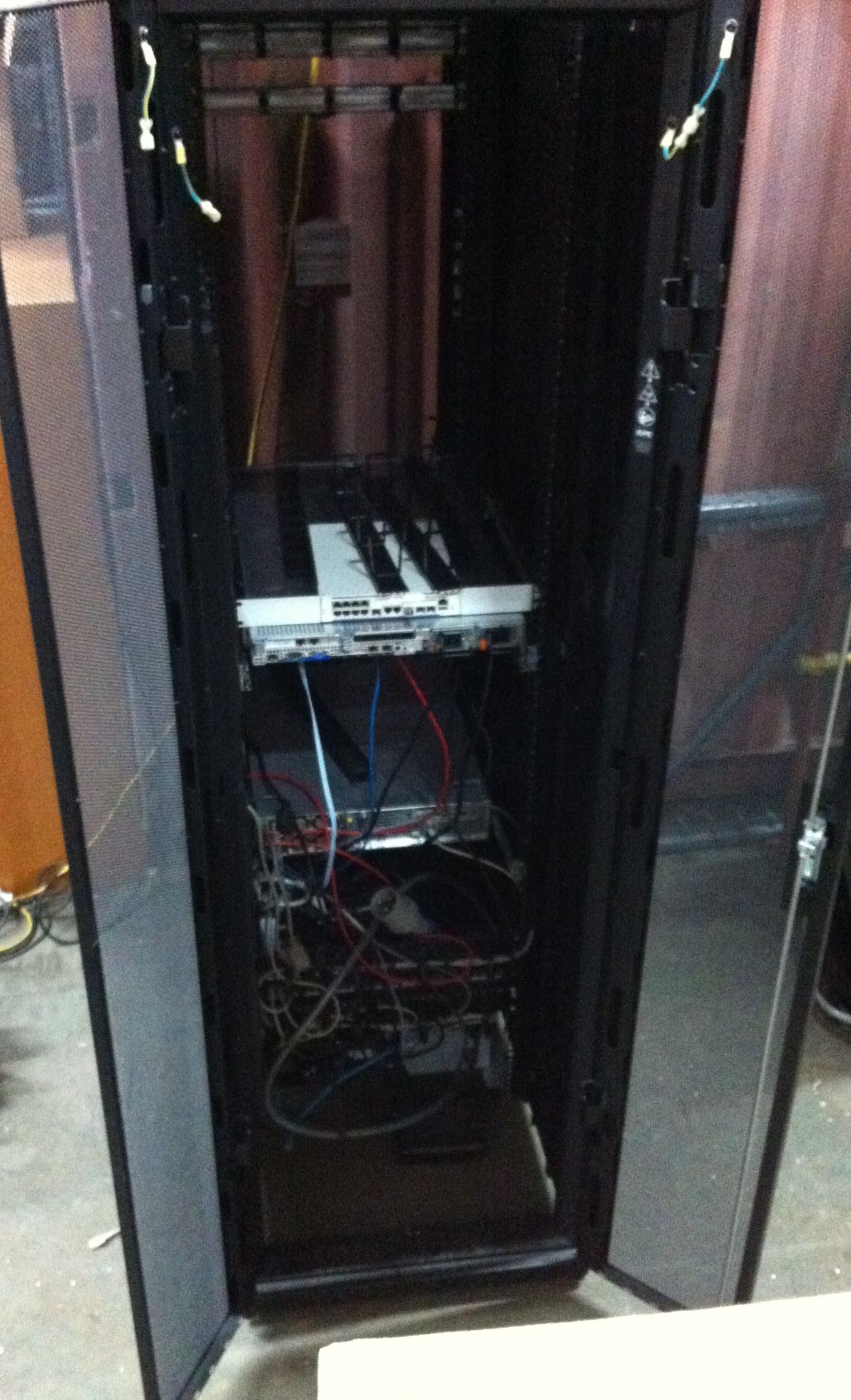 APC Black Server Cabinet with Contents - Image 8 of 14