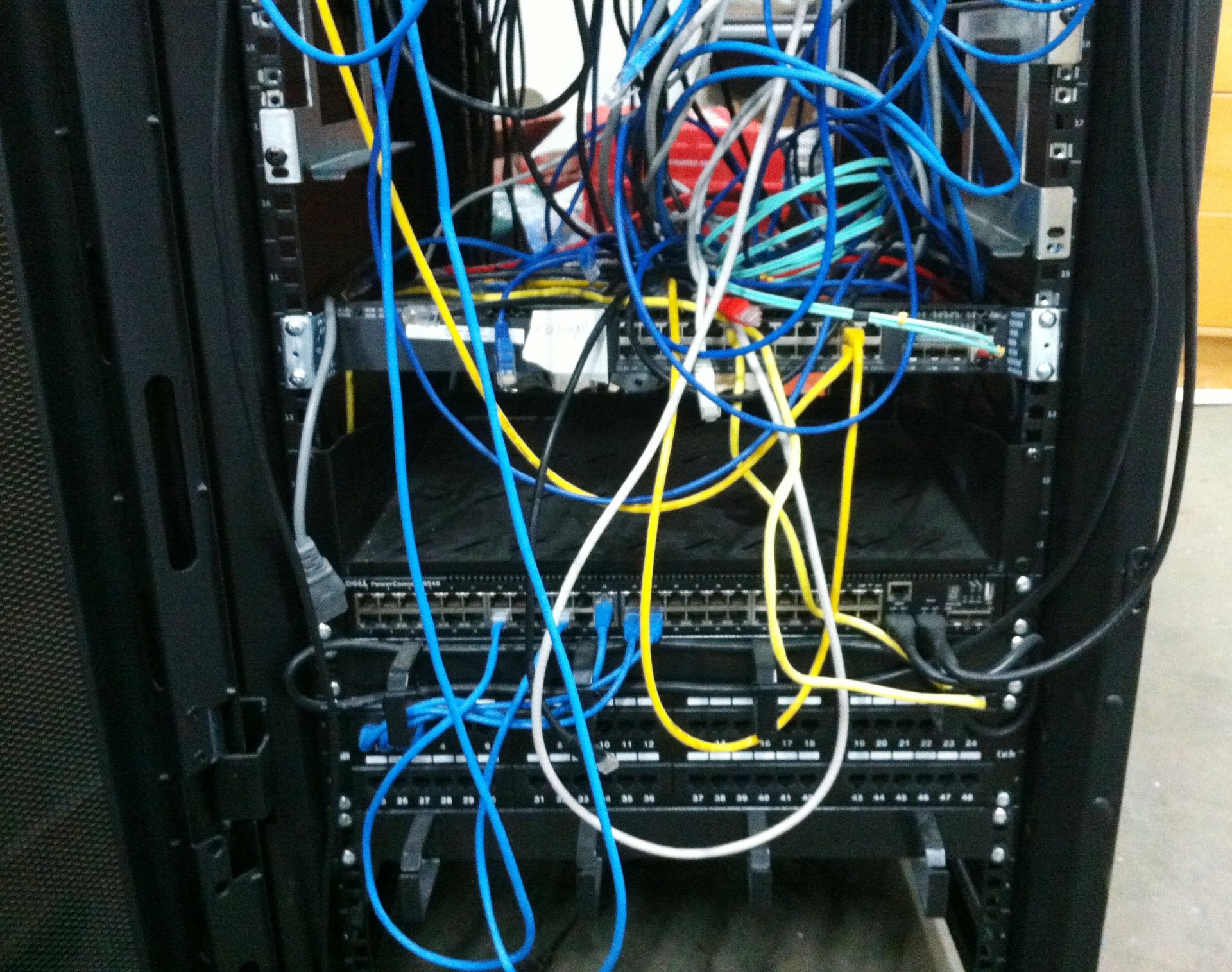 APC Black Server Cabinet with Contents - Image 8 of 8