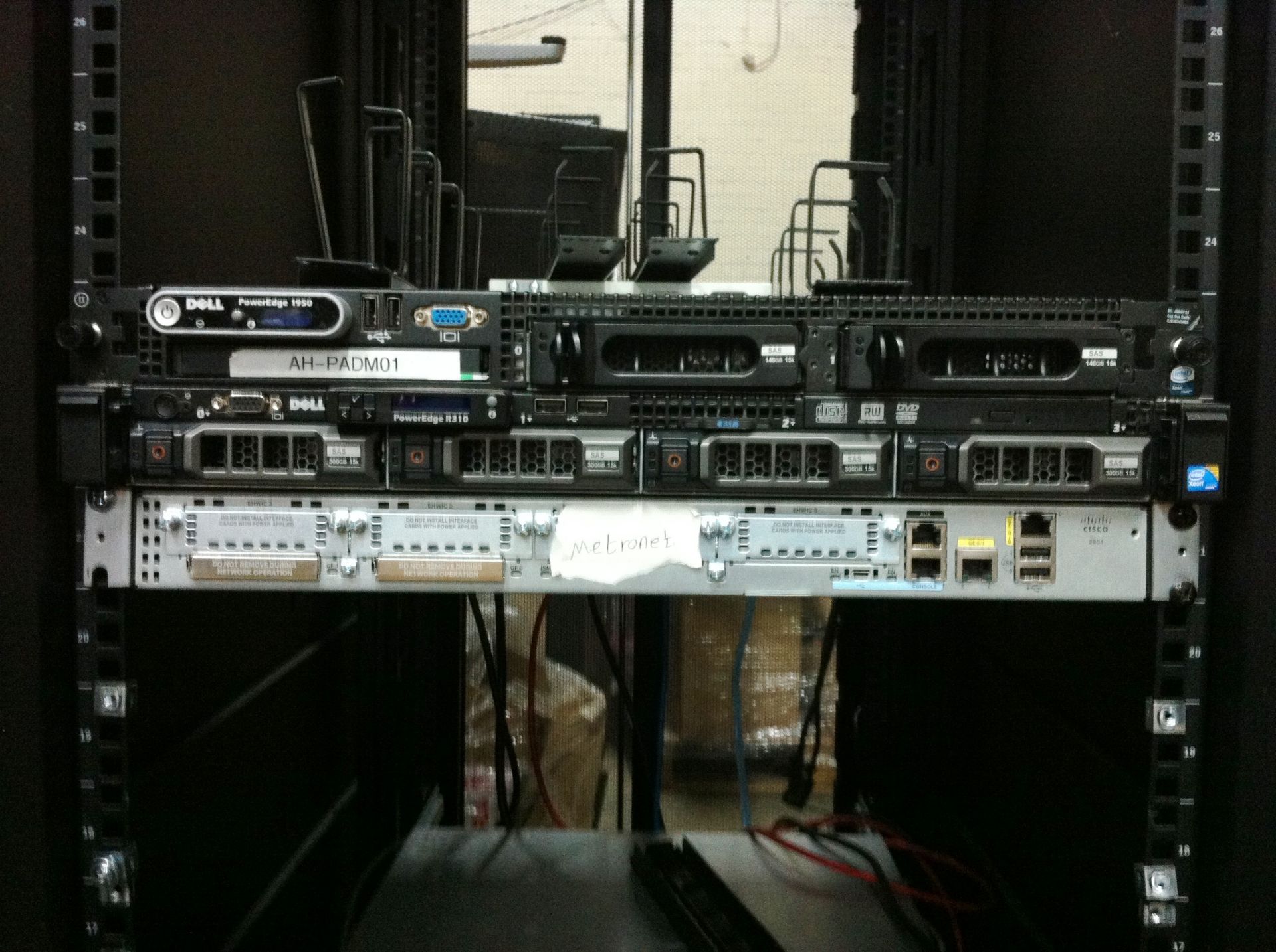 APC Black Server Cabinet with Contents - Image 11 of 14