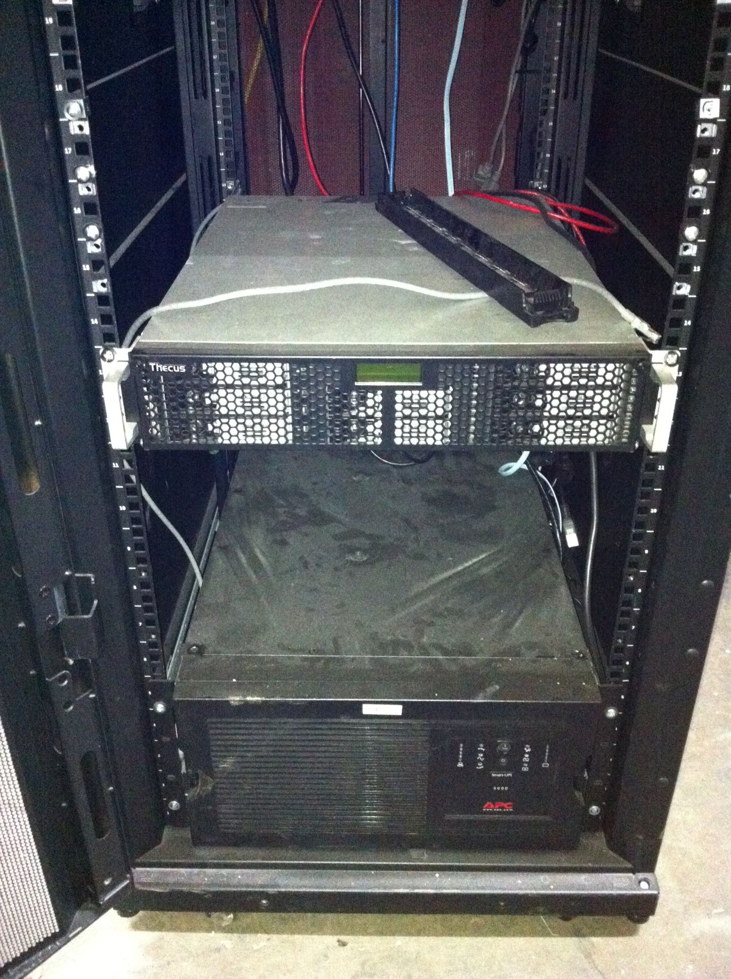 APC Black Server Cabinet with Contents - Image 5 of 14