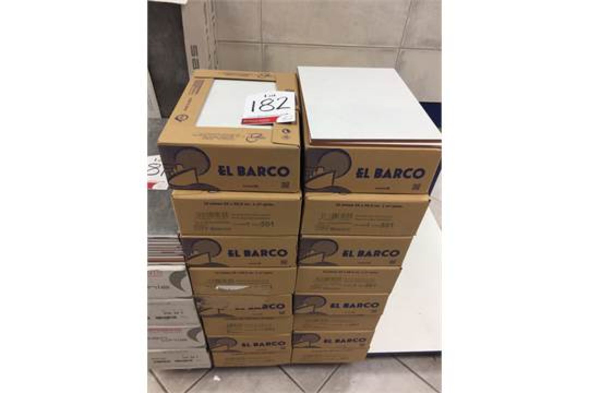 32 x Boxes el Barco City Blanco Tiles