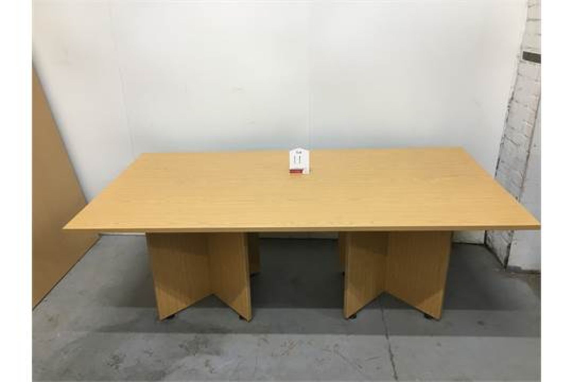 Office Desk in Light Oak Finish