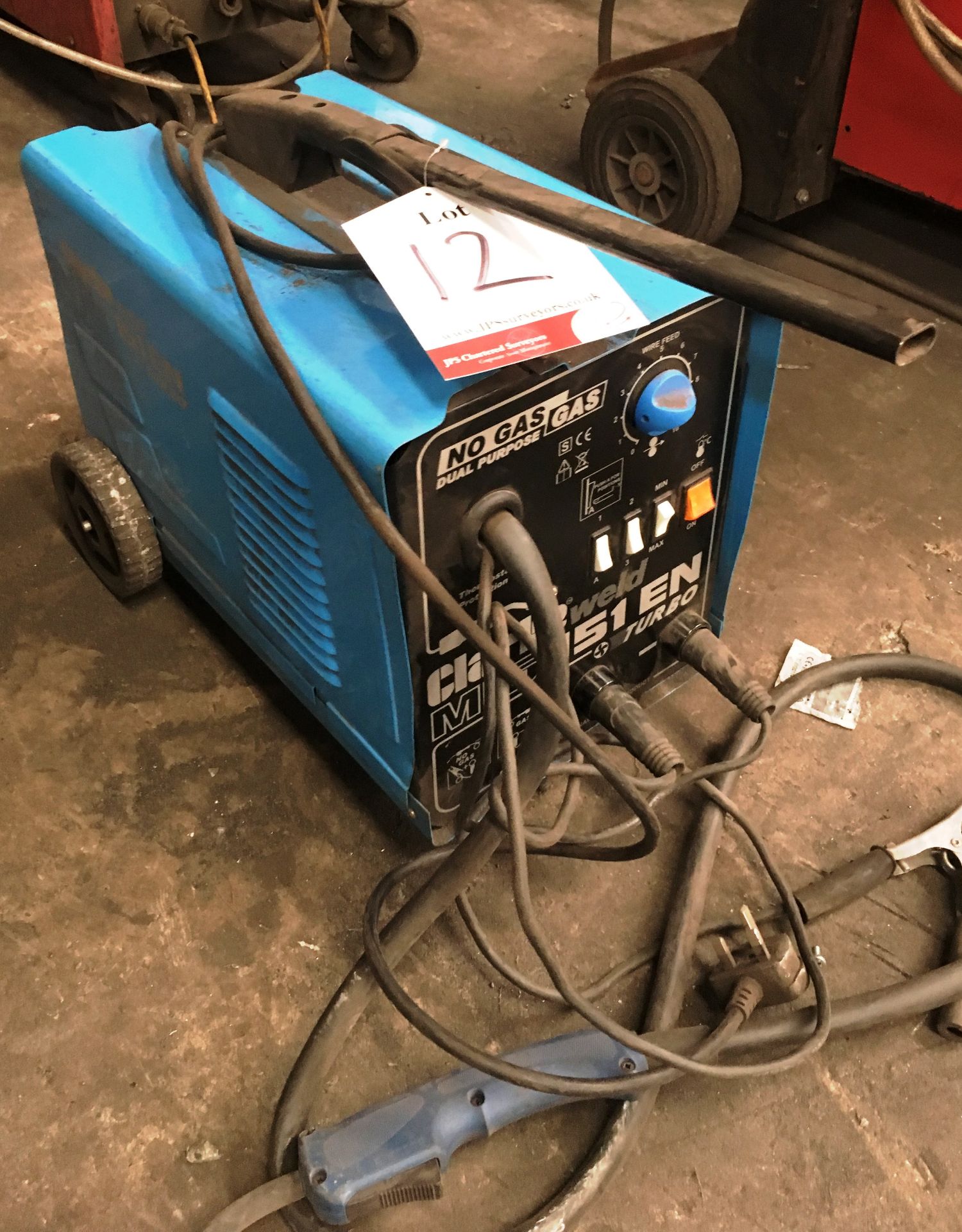 Clarke Mig 151 EN Turbo No Gas/Gas Mig Welder - Image 2 of 2