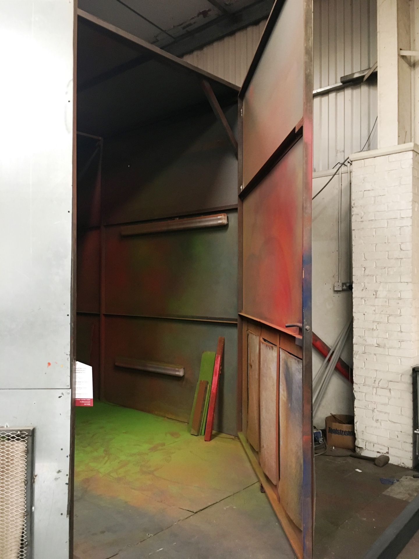 Fabricated Spray Booth - Approximate size: 4000D x 5000W x 4000H - Image 4 of 4