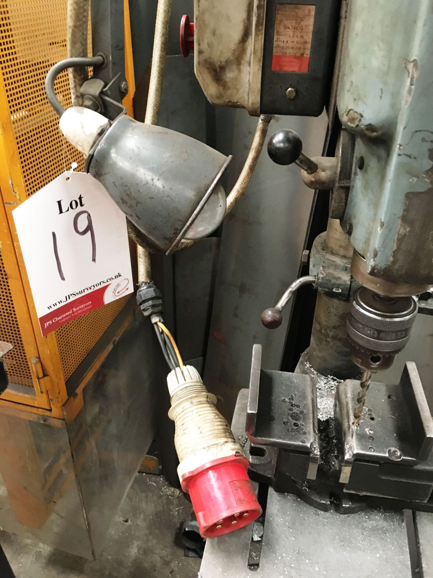 Boxford Union Pedestal Drill - 3 Phase - Image 3 of 4