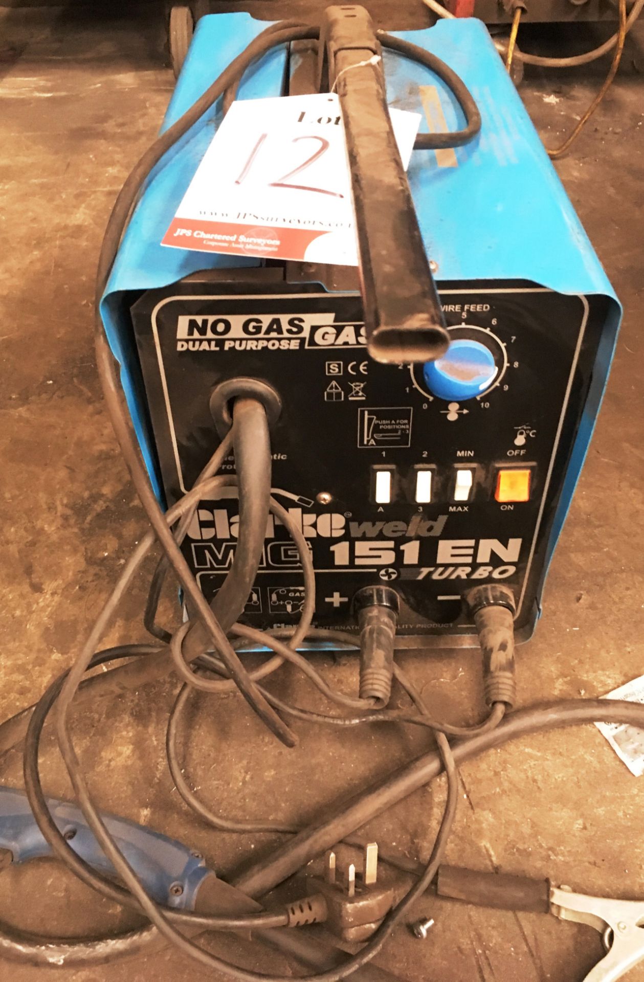 Clarke Mig 151 EN Turbo No Gas/Gas Mig Welder