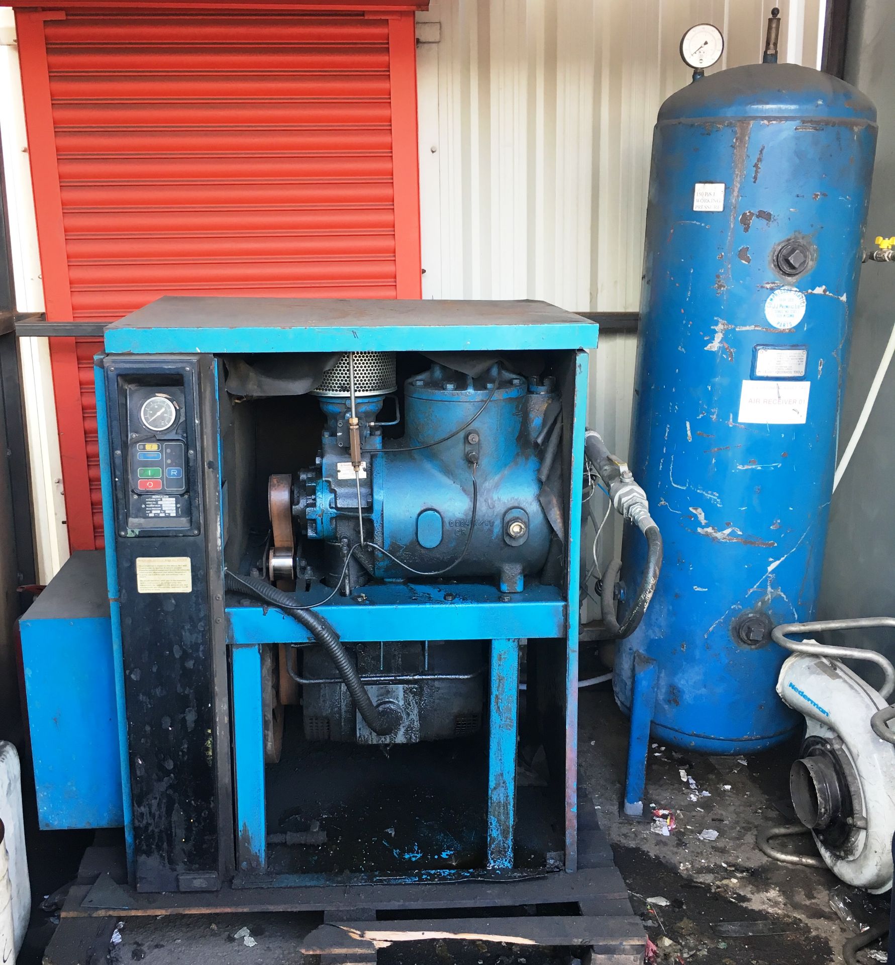 Compressor w/ 340L Vertical Air Receiver Tank