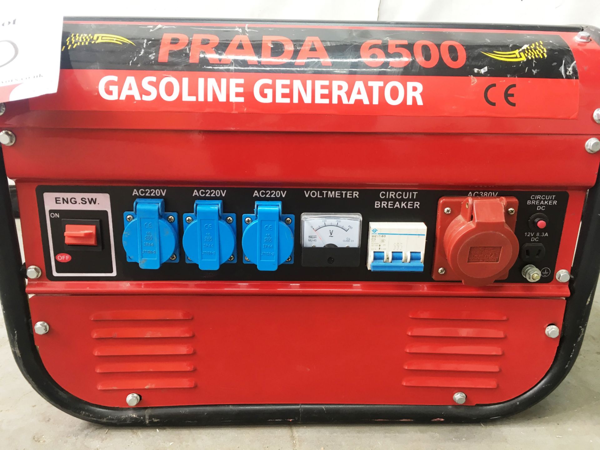 Prada 6500 Gasoline 3 - Phase 4 Stroke Engine Generator - Image 4 of 5