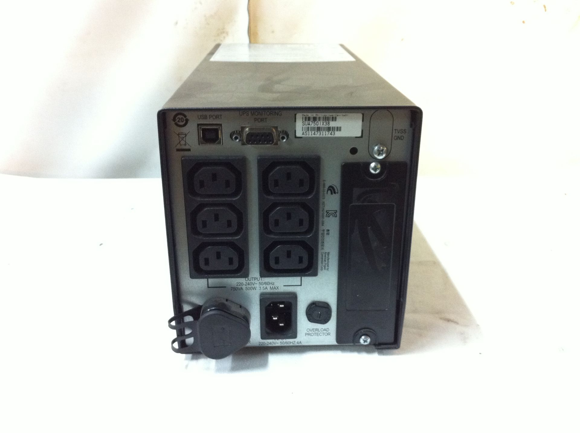 2x APC Back Up Battery's, APC Back-UPS 500 Back Up Battery and APC Smart-UPS 750 Back Up Battery. - Image 4 of 4